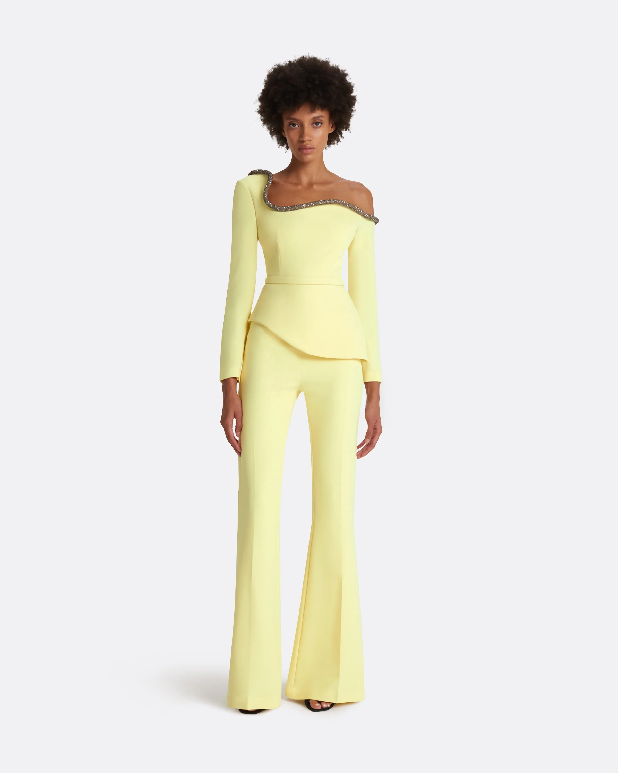 Aime Pale Yellow Top - Image 6
