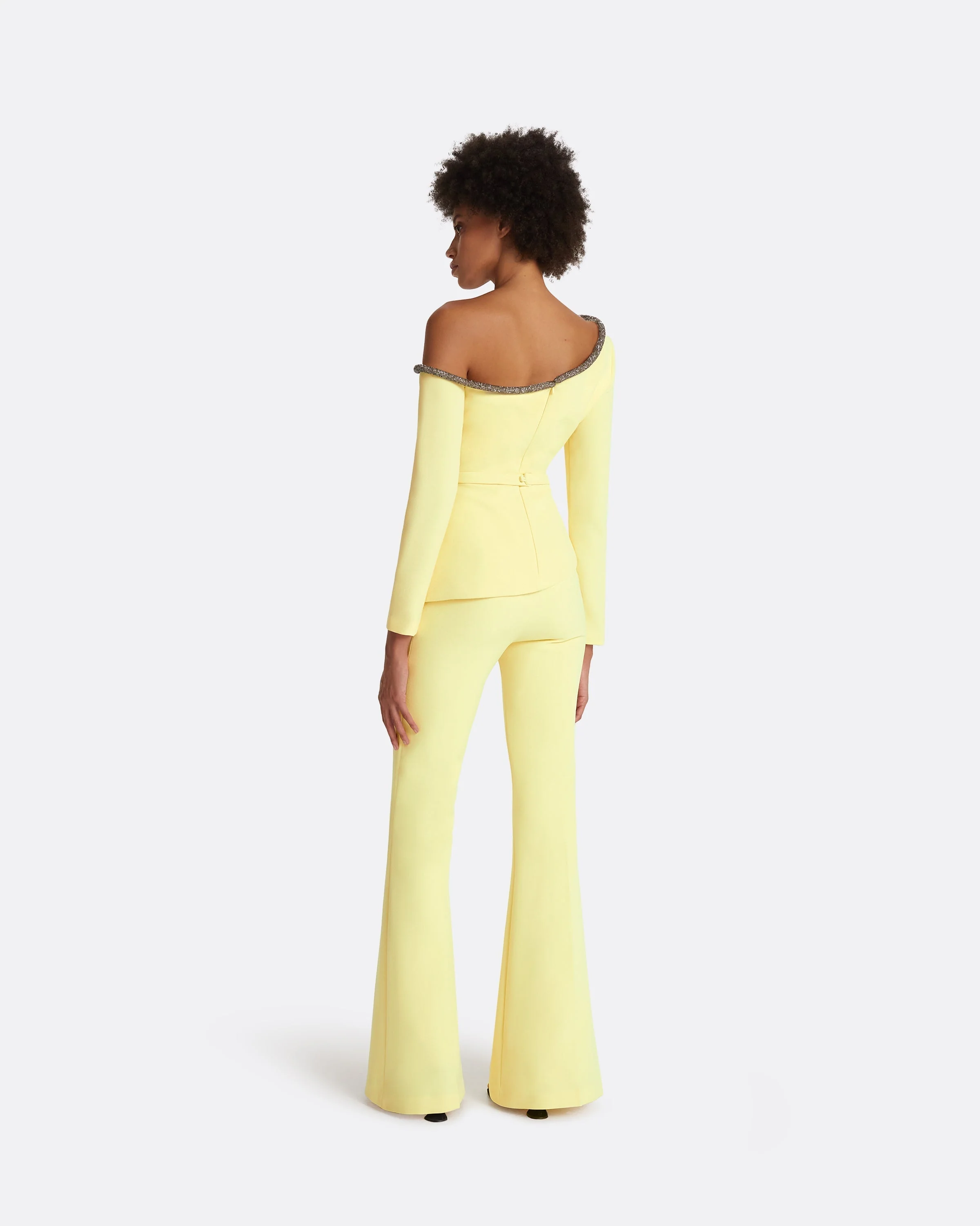 Aime Pale Yellow Top - Image 7