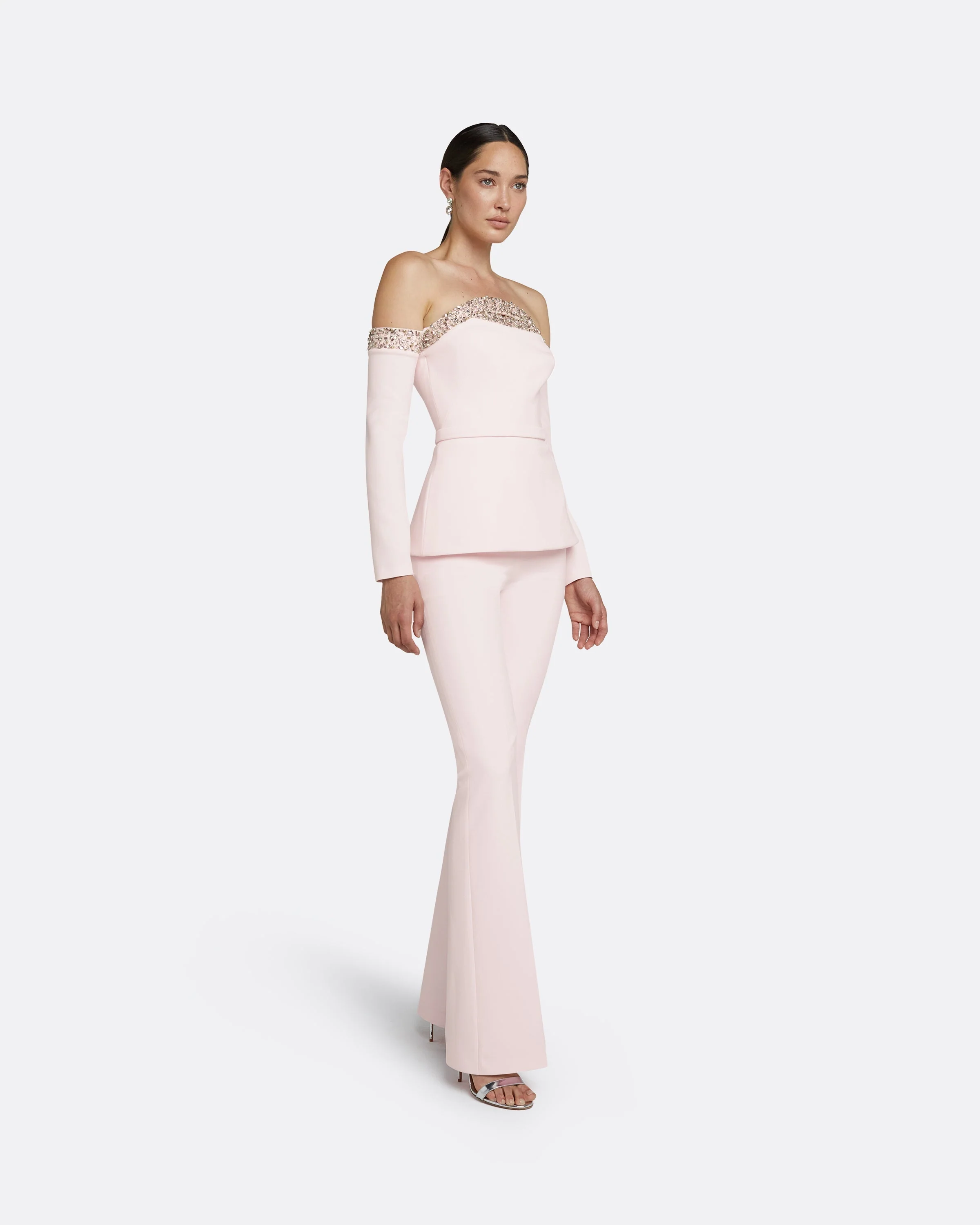 Alexa Barely Pink Trousers - Image 11