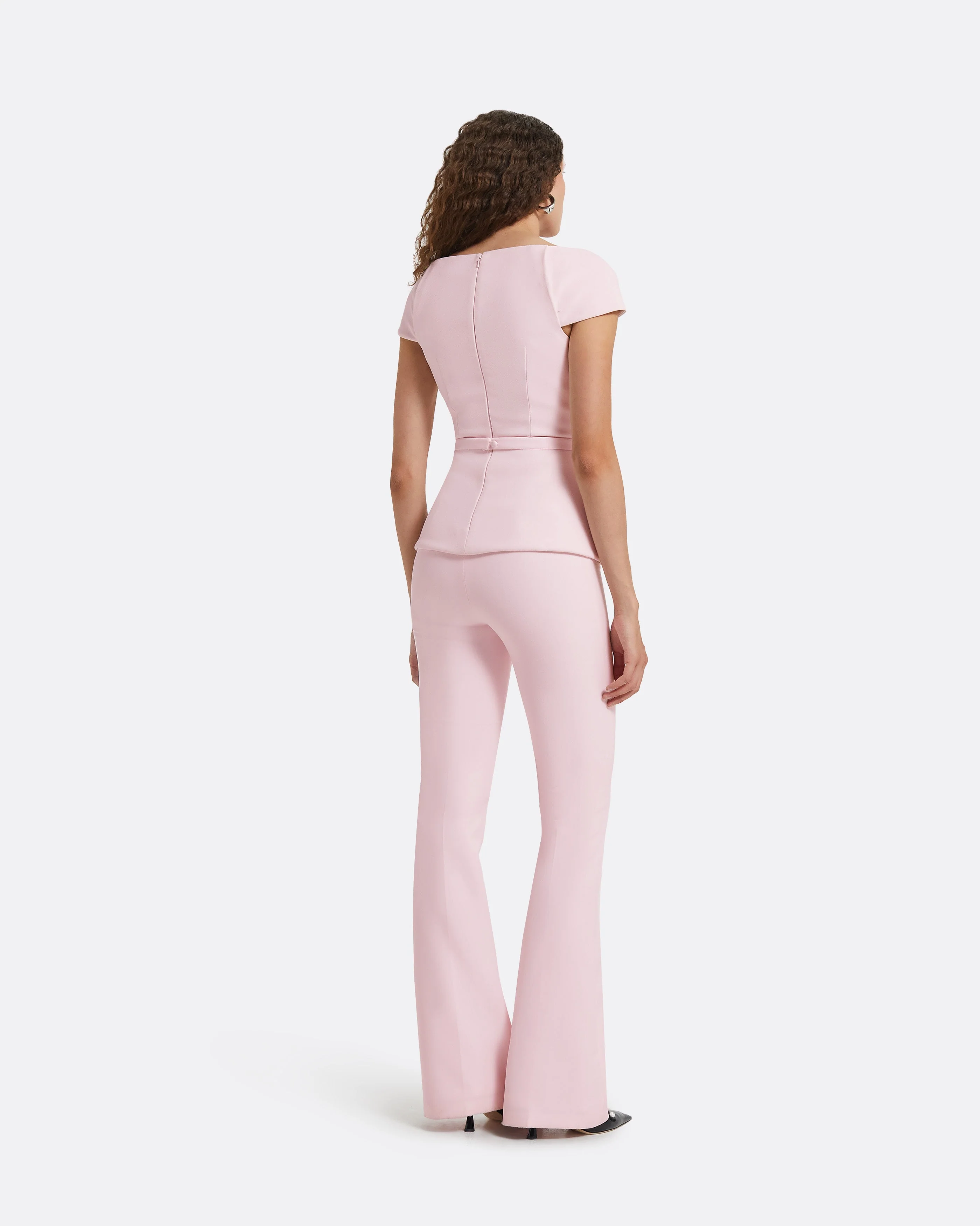 Alexa Barely Pink Trousers - Image 6