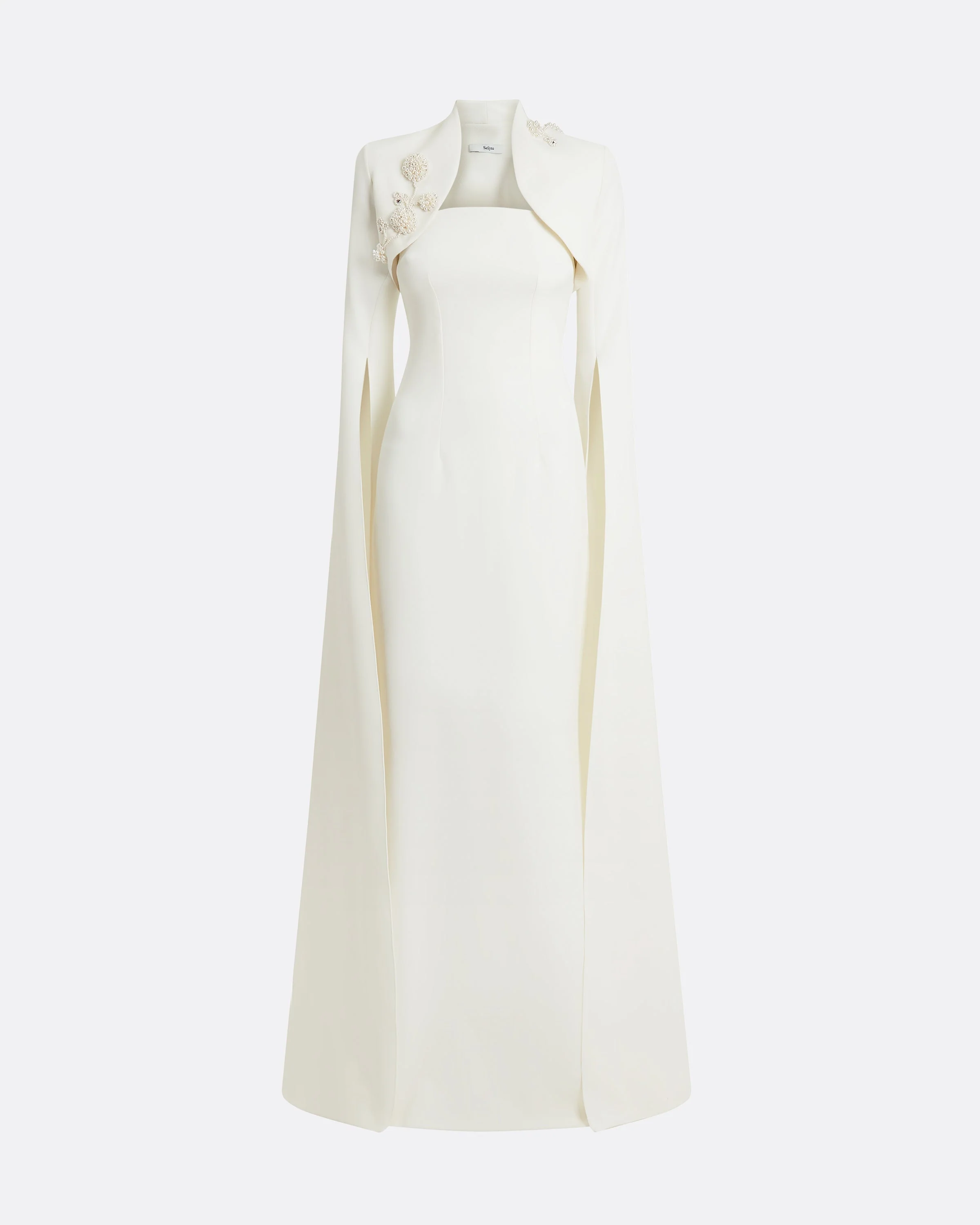 Amari Ivory Harness & Soshin Dress With Carnation Embroidery - Image 5