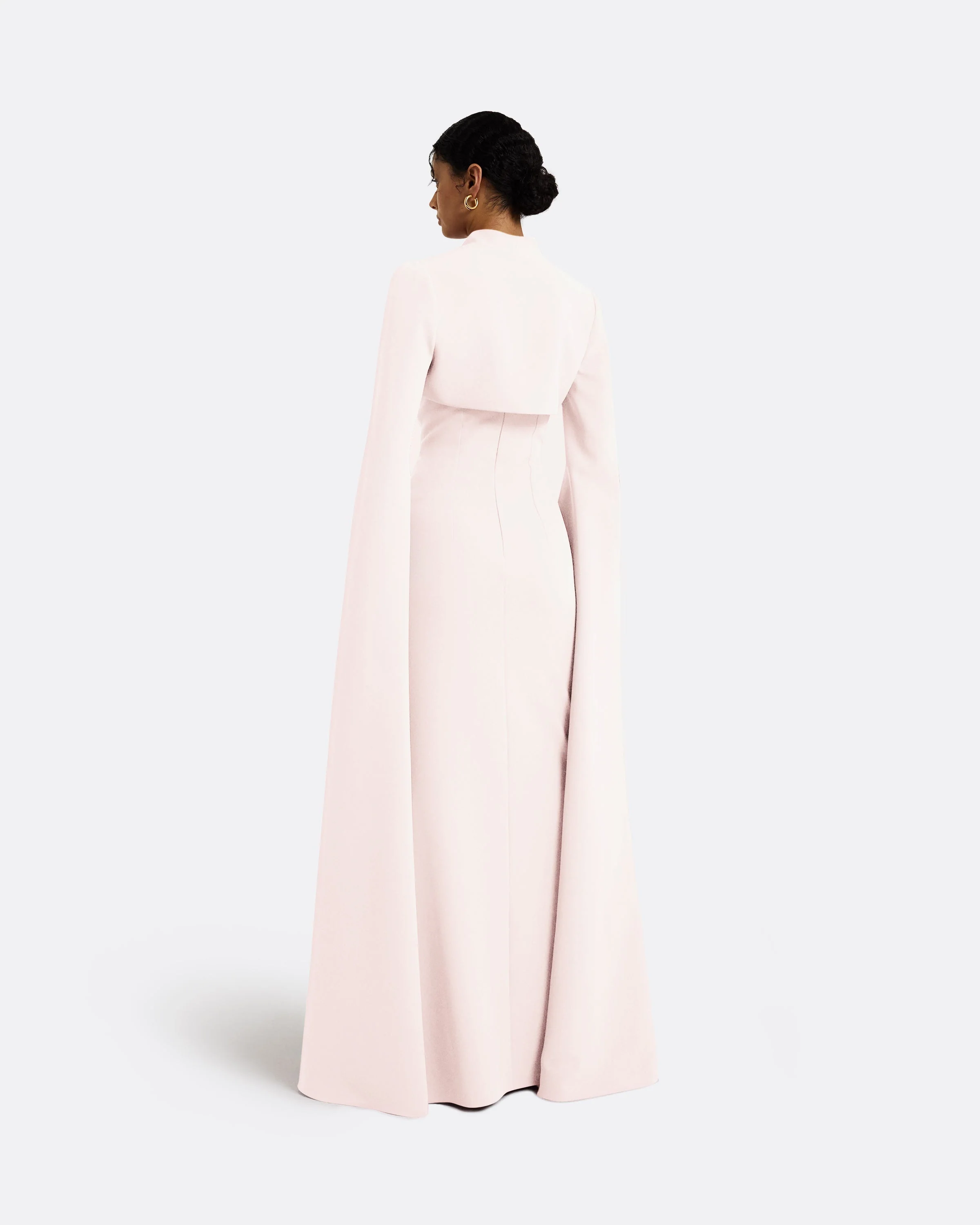 Amari Pale Pink Bolero With Soshin Dress - Image 12