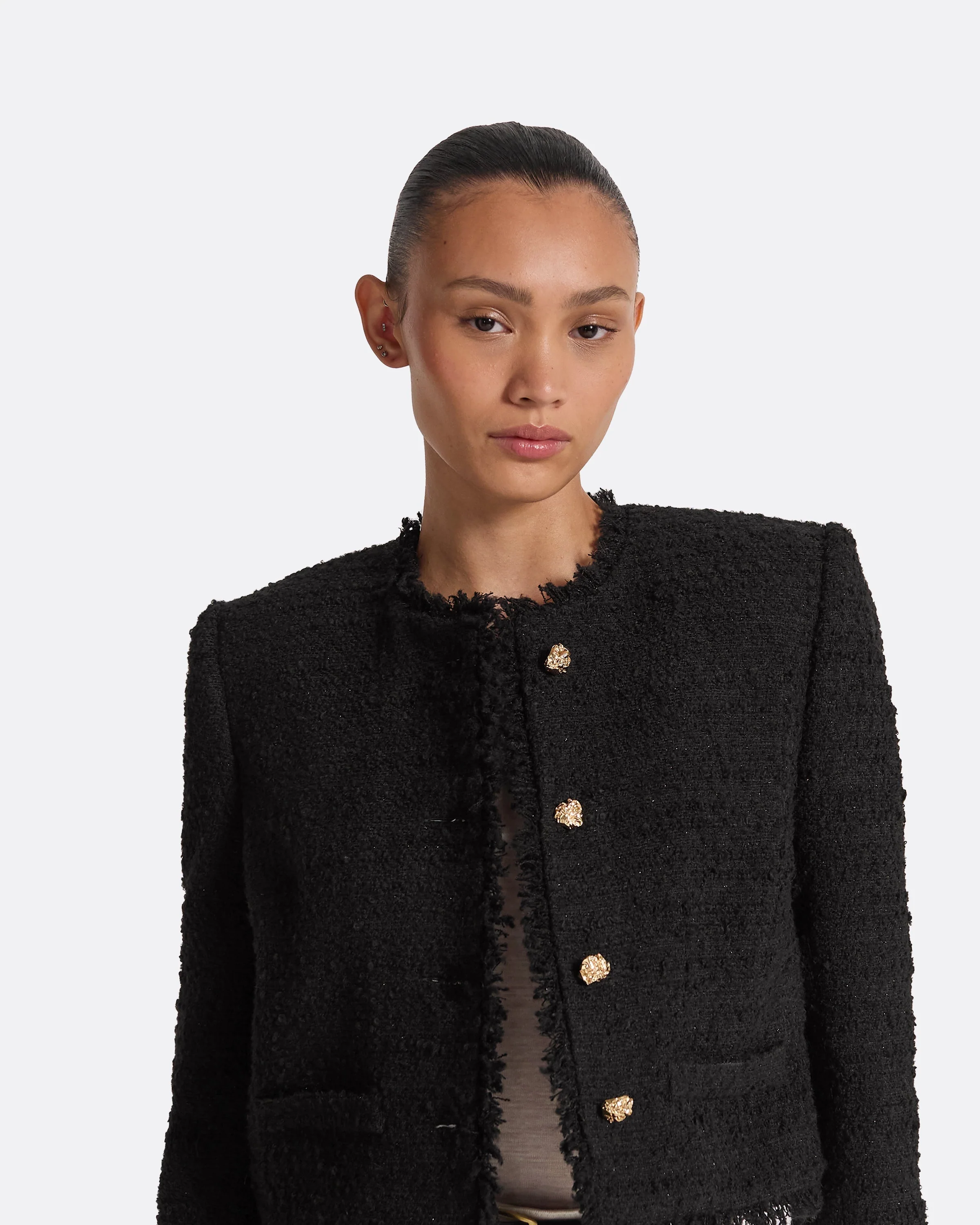Amelia Black Jacket - Image 3