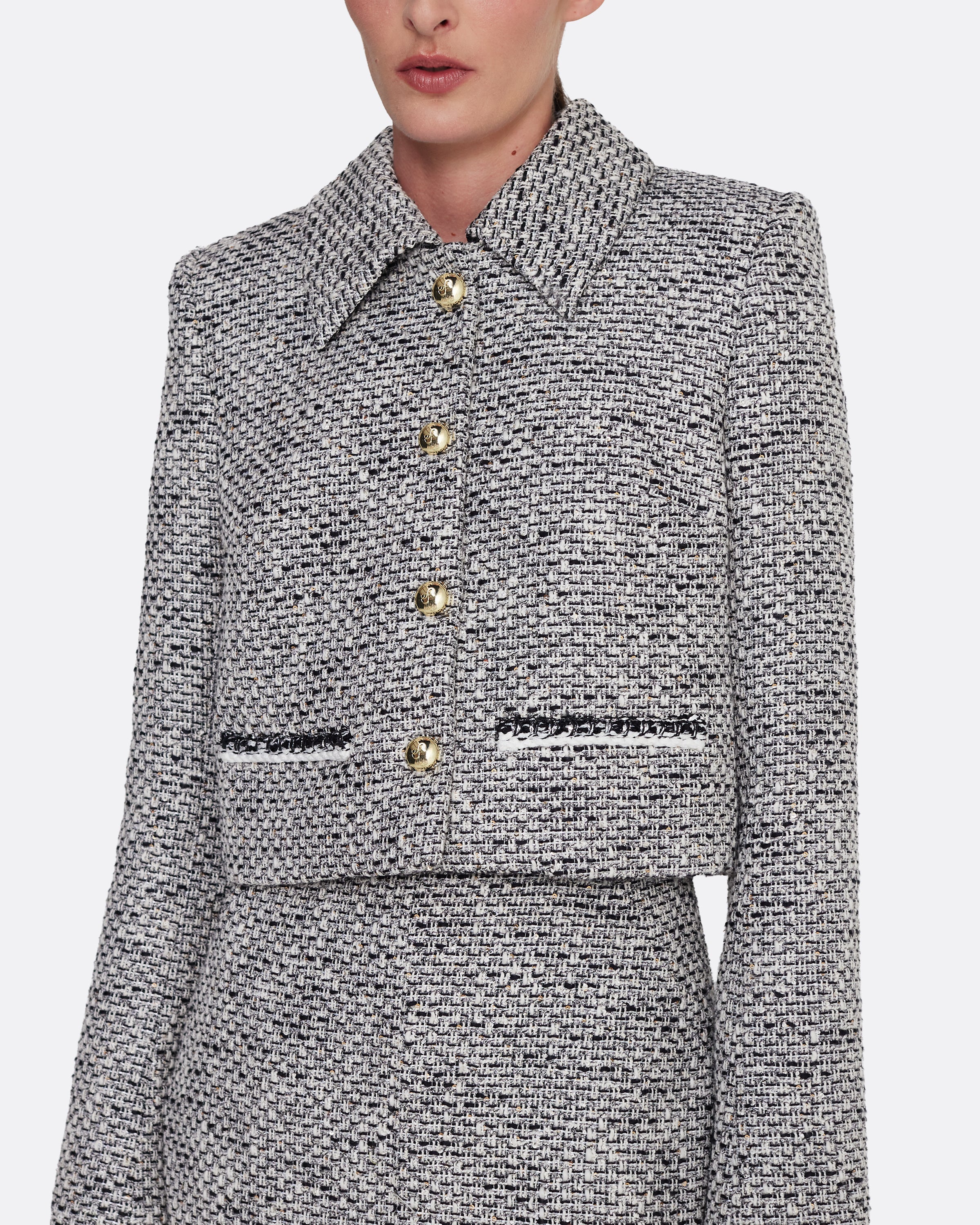 Annalisa Jacket in Stone on Greyscale - Image 6
