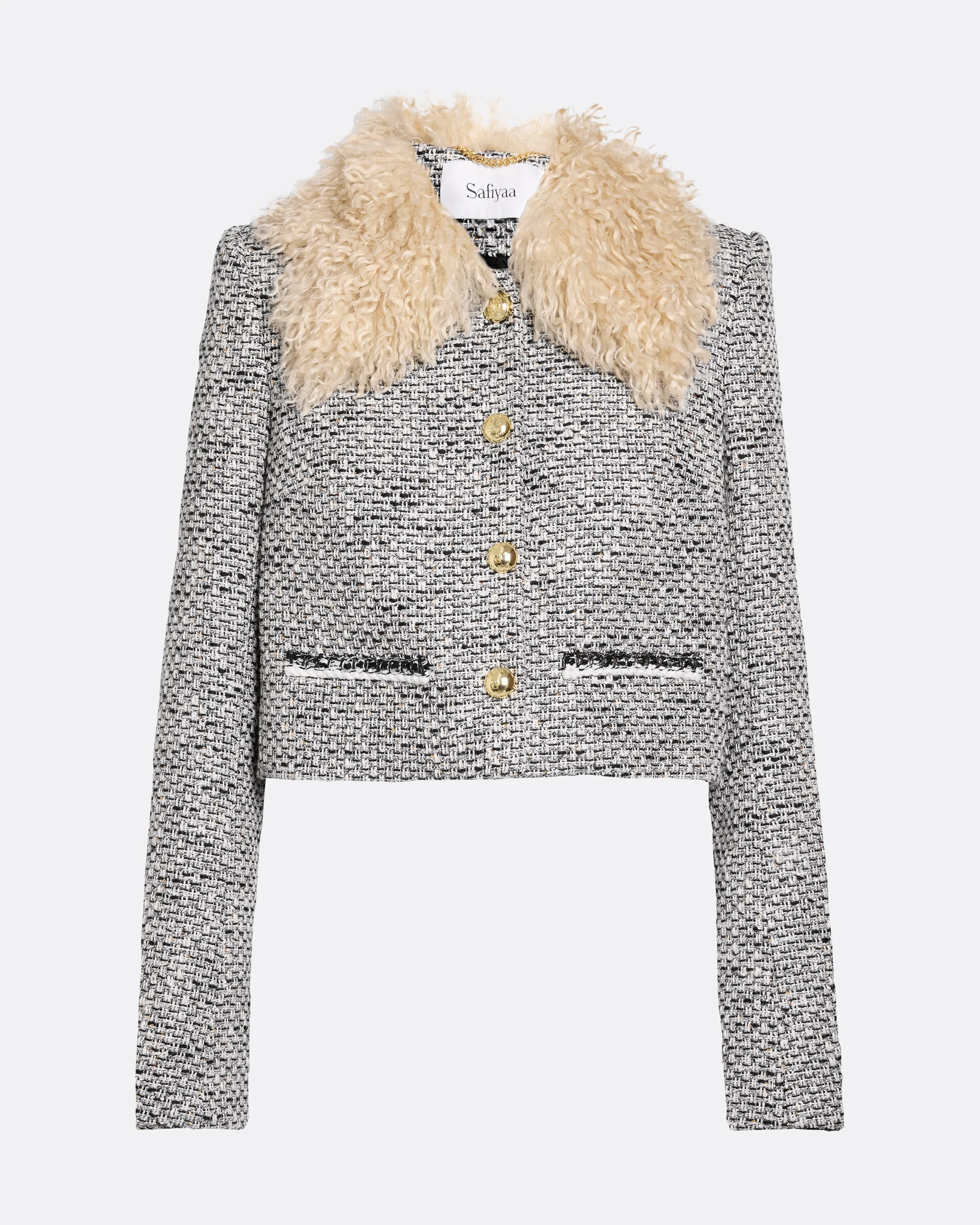 Annalisa Jacket in Stone on Greyscale - Image 8
