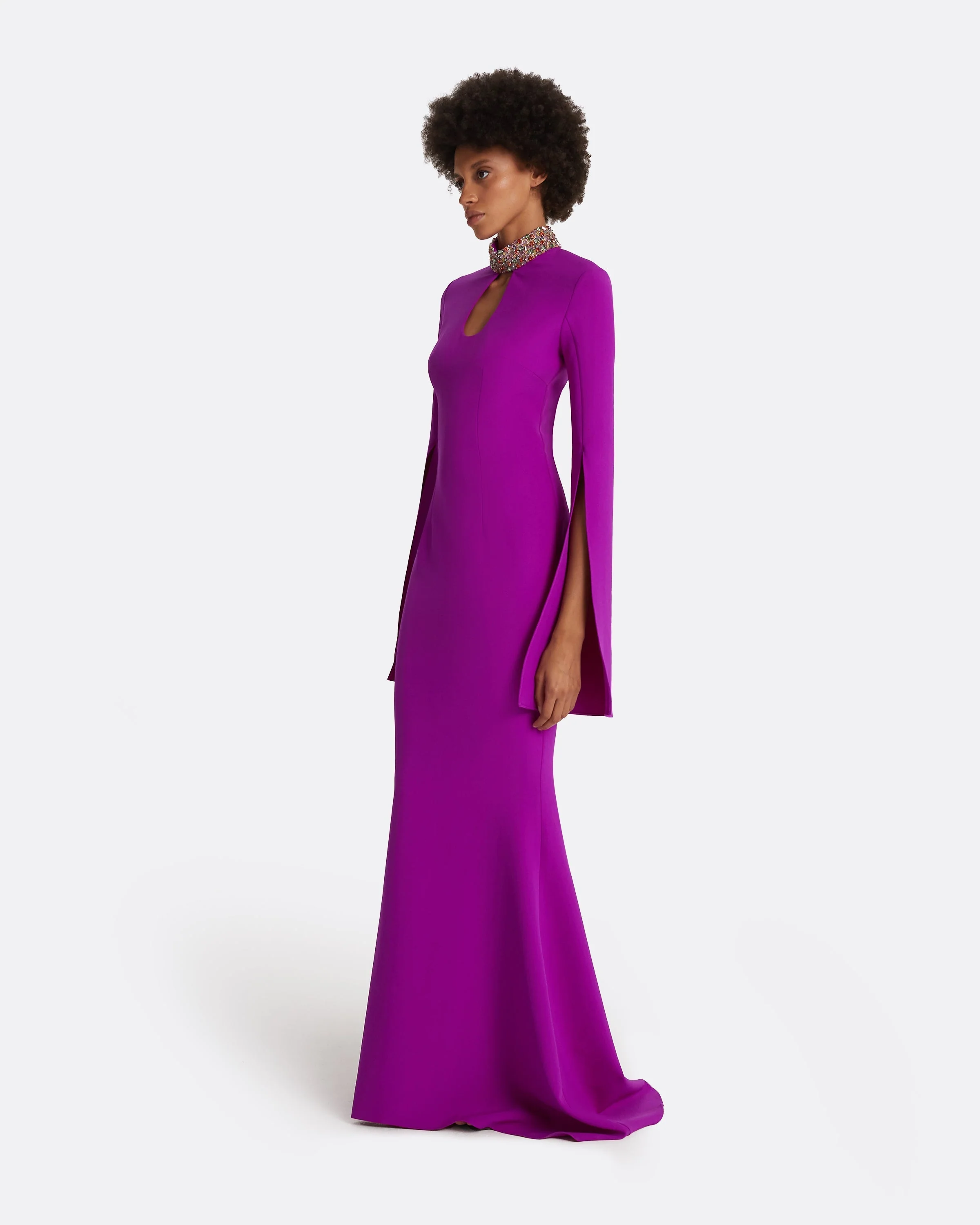 Anouk Magenta Long Dress - Image 19