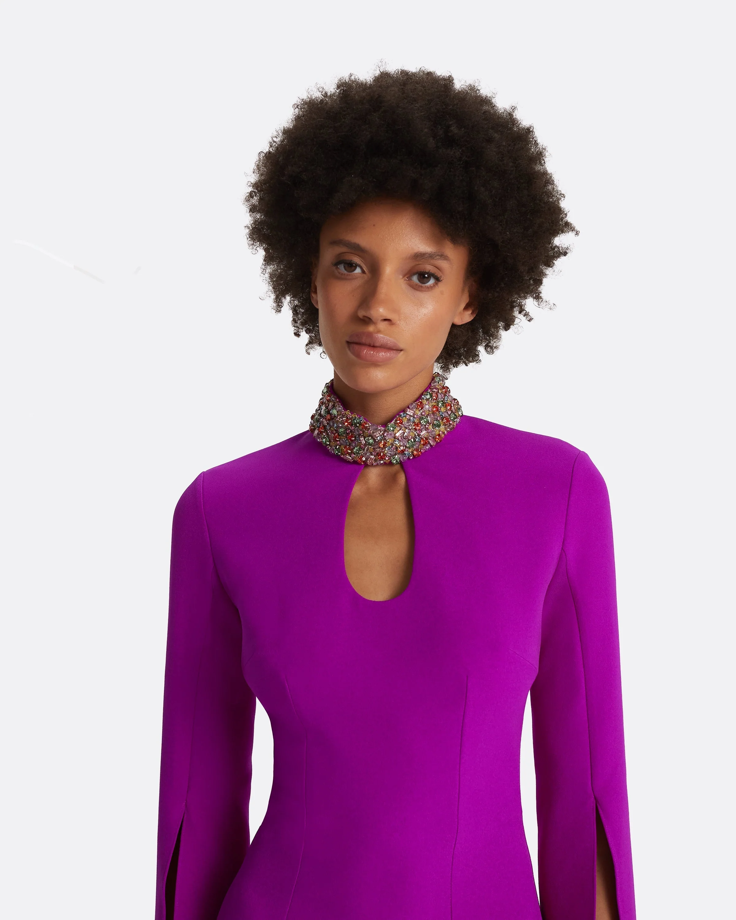 Anouk Magenta Long Dress - Image 8