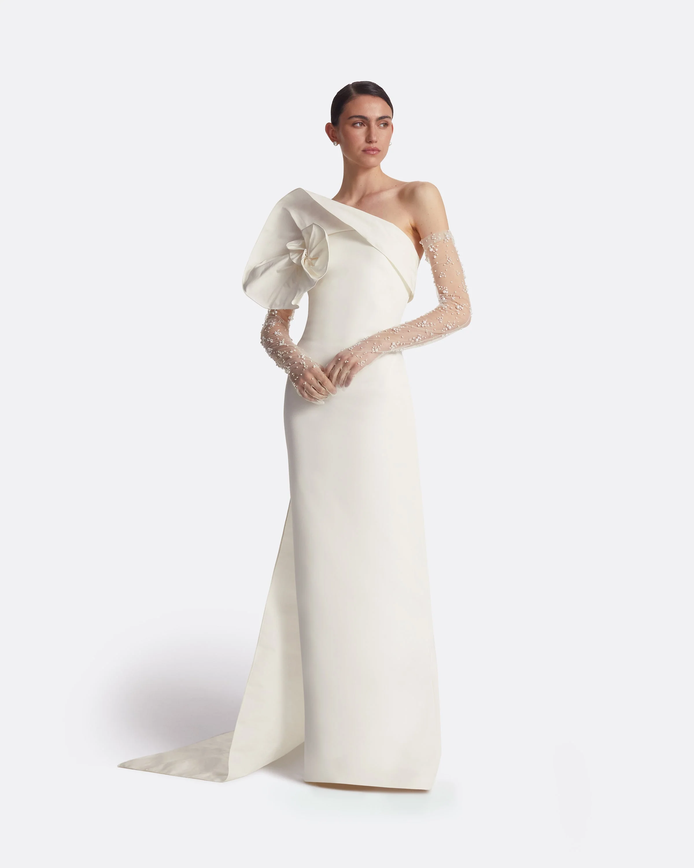 Astin Ivory And Gypsophilia Gloves - Image 4