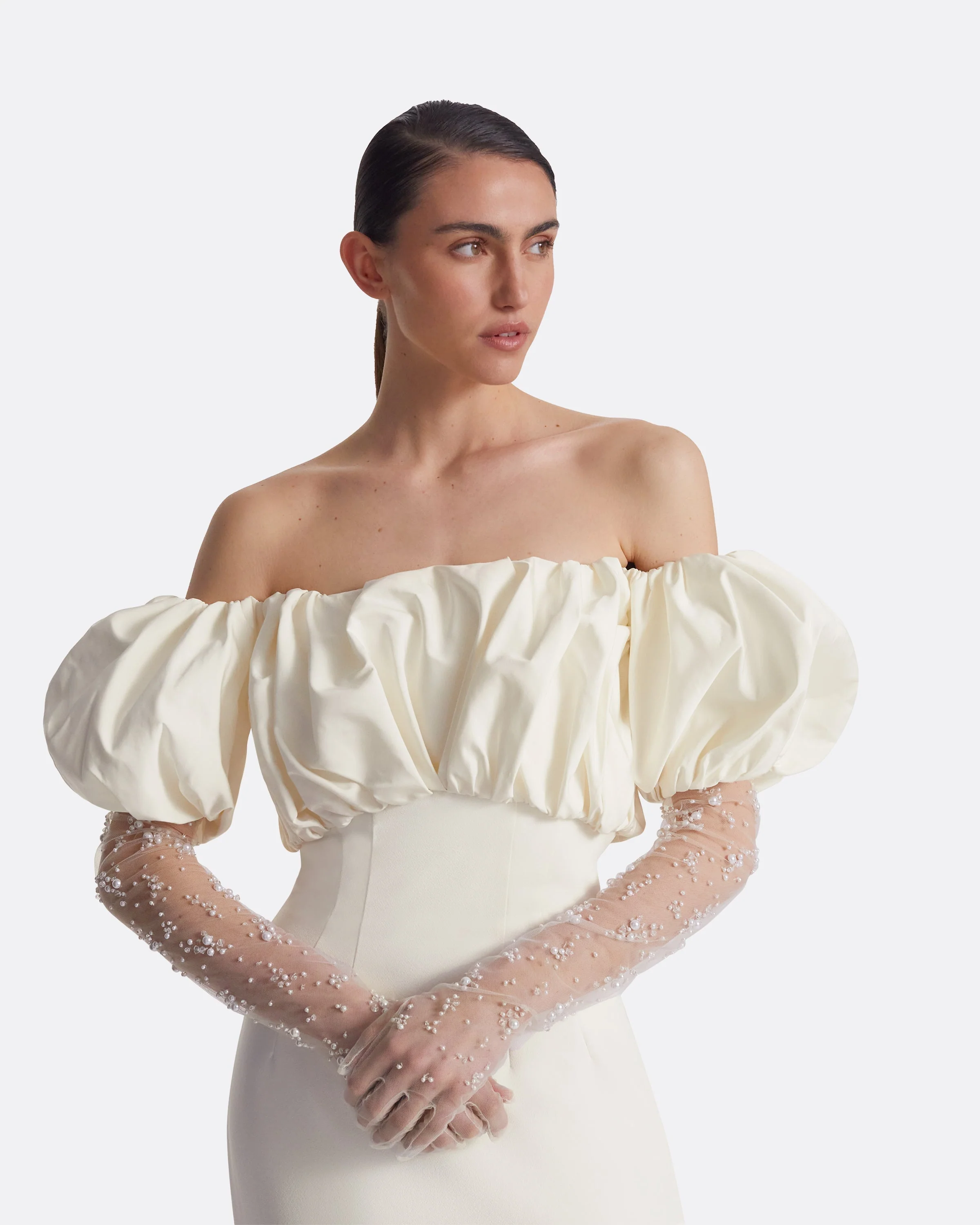 Astin Ivory And Gypsophilia Gloves - Image 9