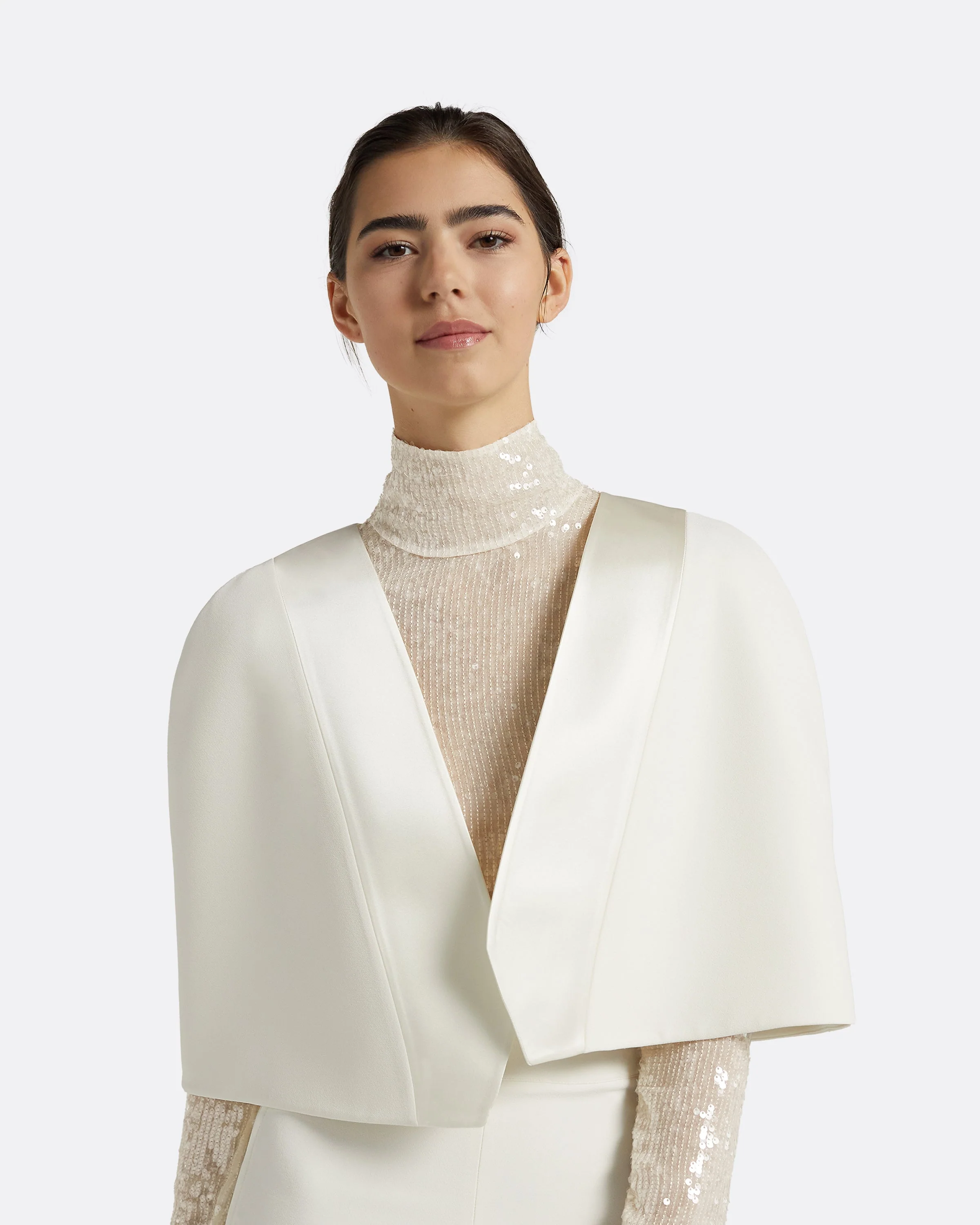 Cassie Ivory Cape - Image 3