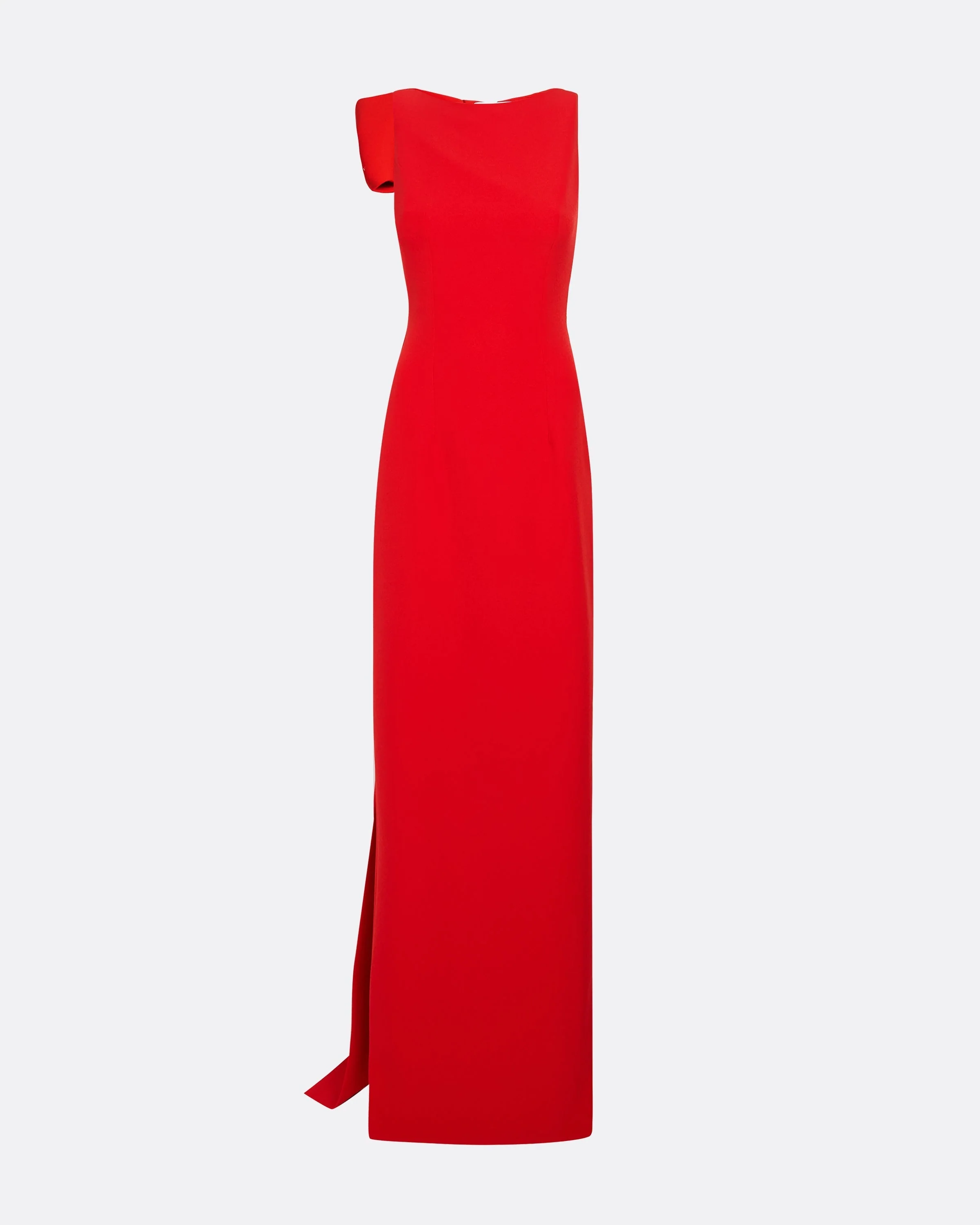 Celestia Cherry Red Long Dress - Image 5