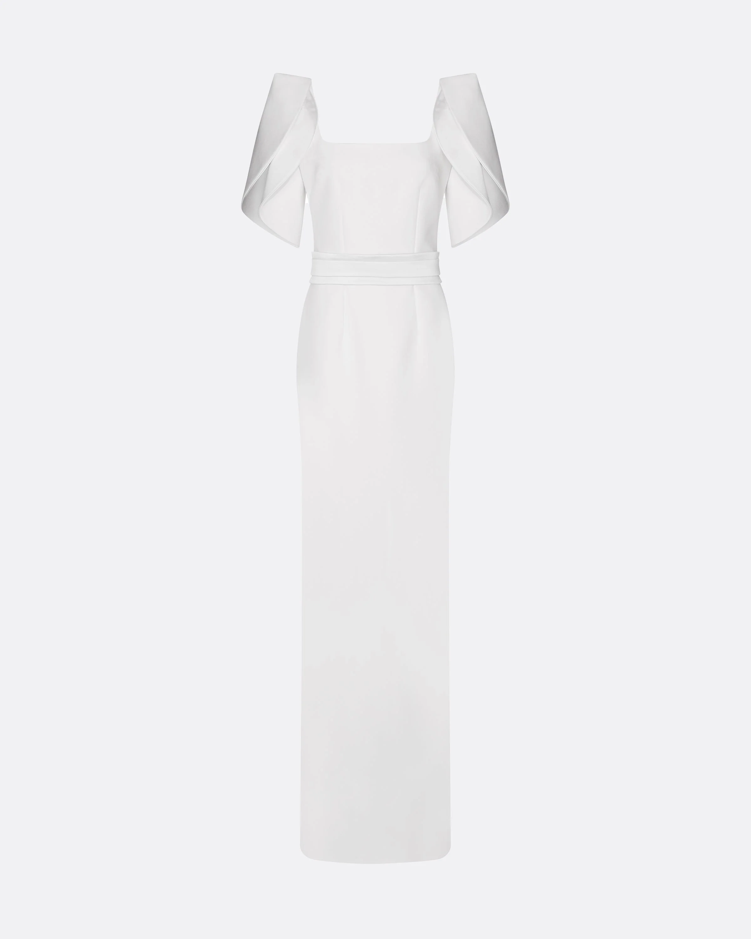 Dara Ivory Long Dress - Image 5