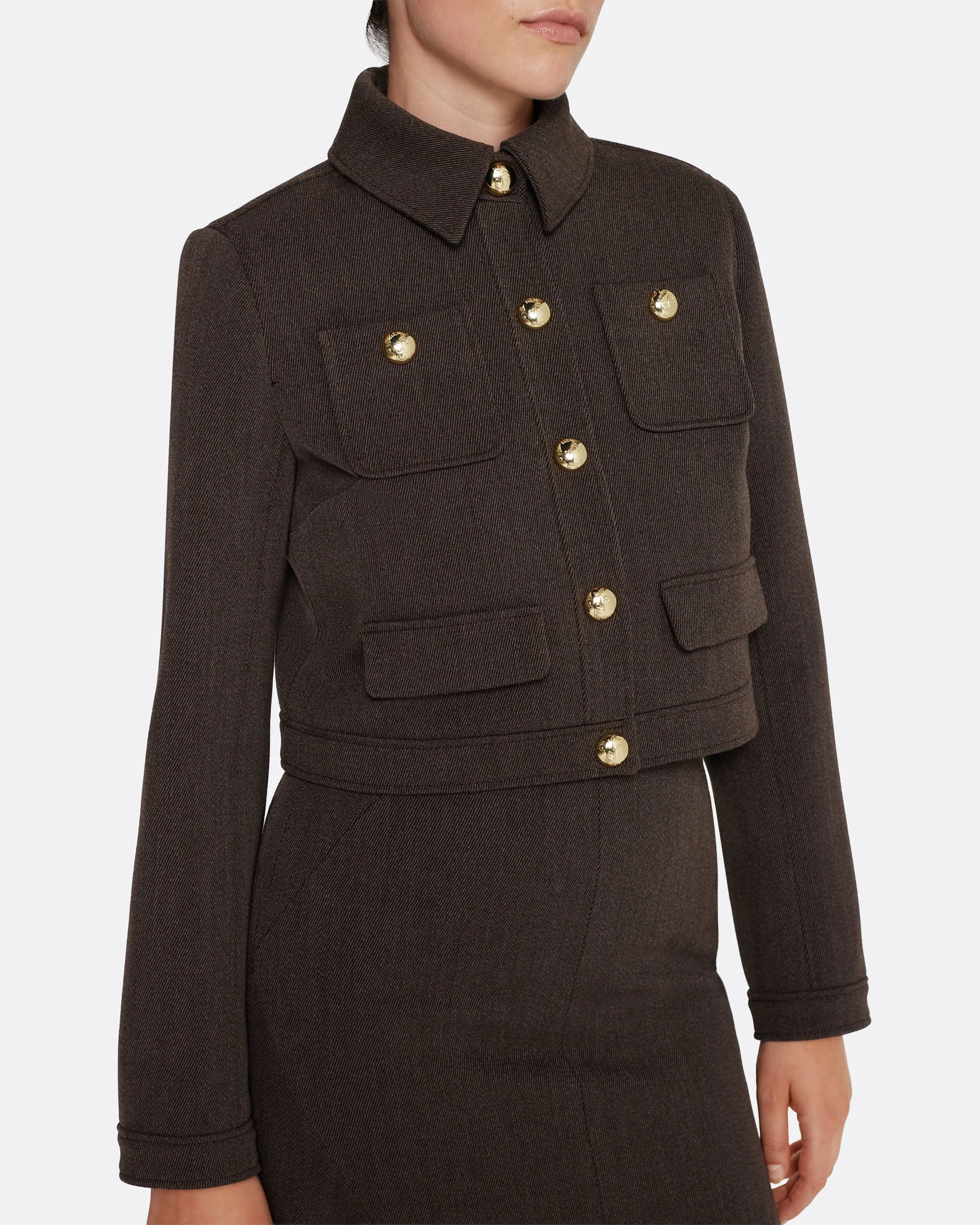 Darby Jacket in Soft Brown - Image 4