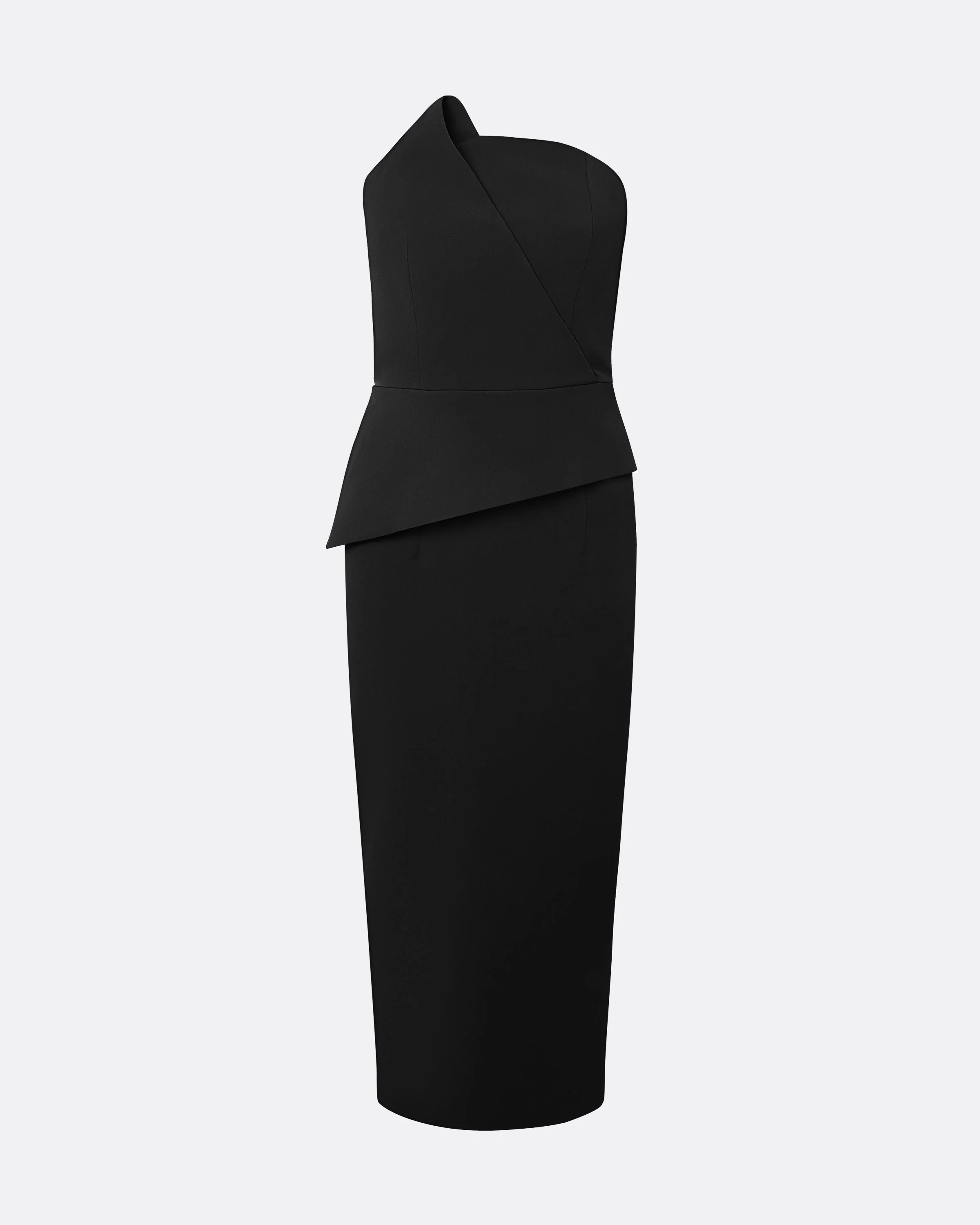 Delani Black Midi Dress - Image 5