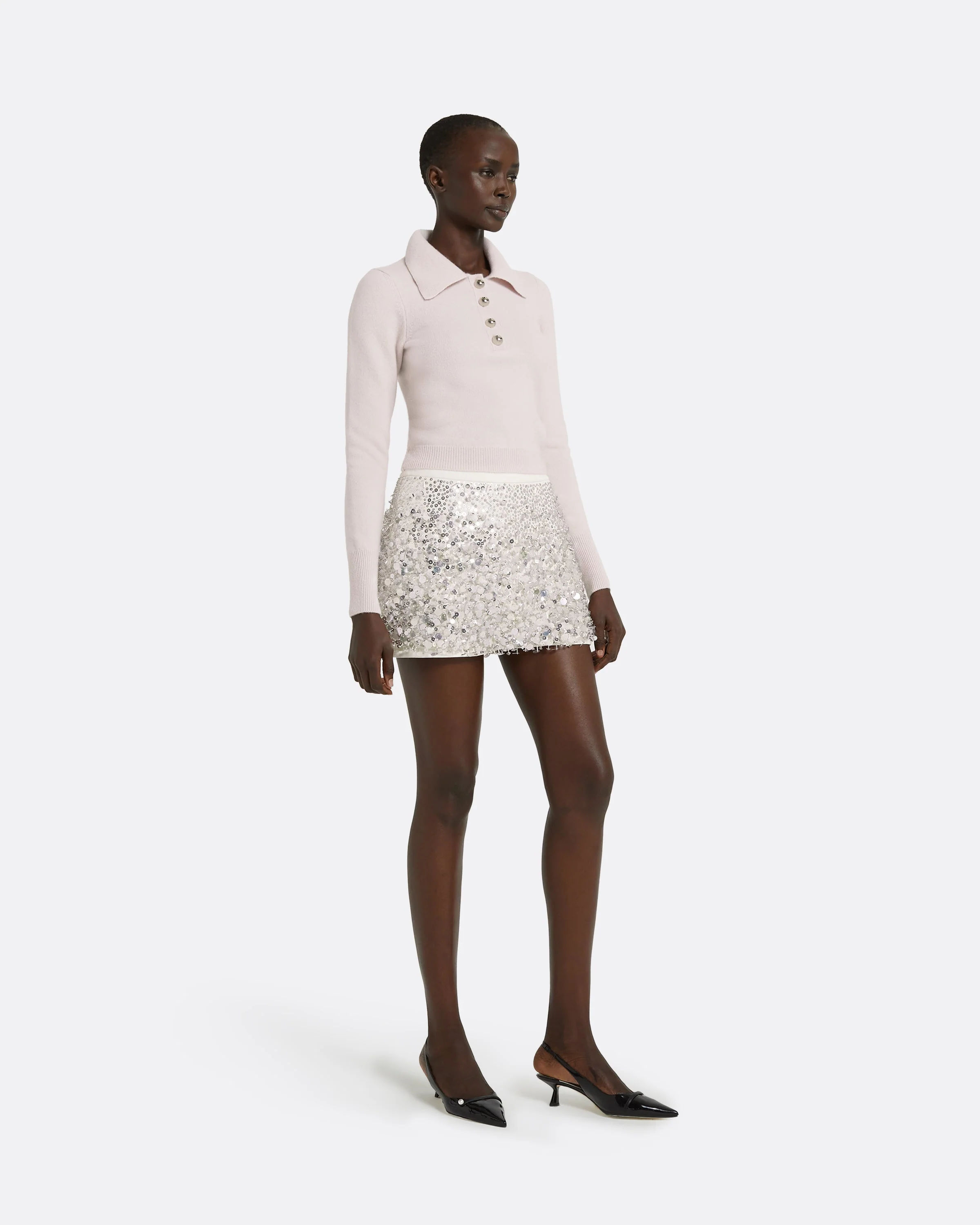 Ekol Barely Pink Knit Top - Image 4