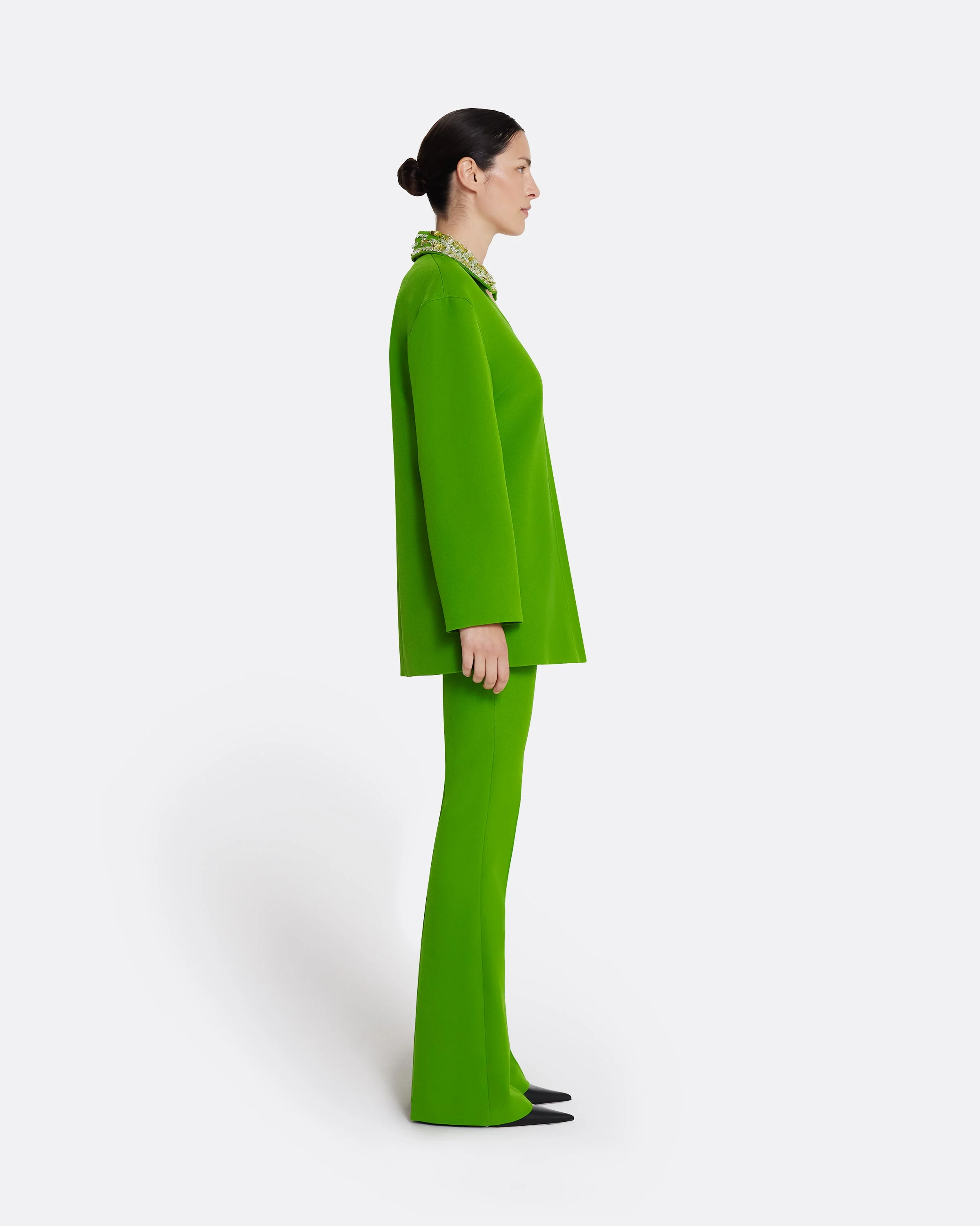 Giovanna Top in Verdant Green with Multi-greens - Image 5