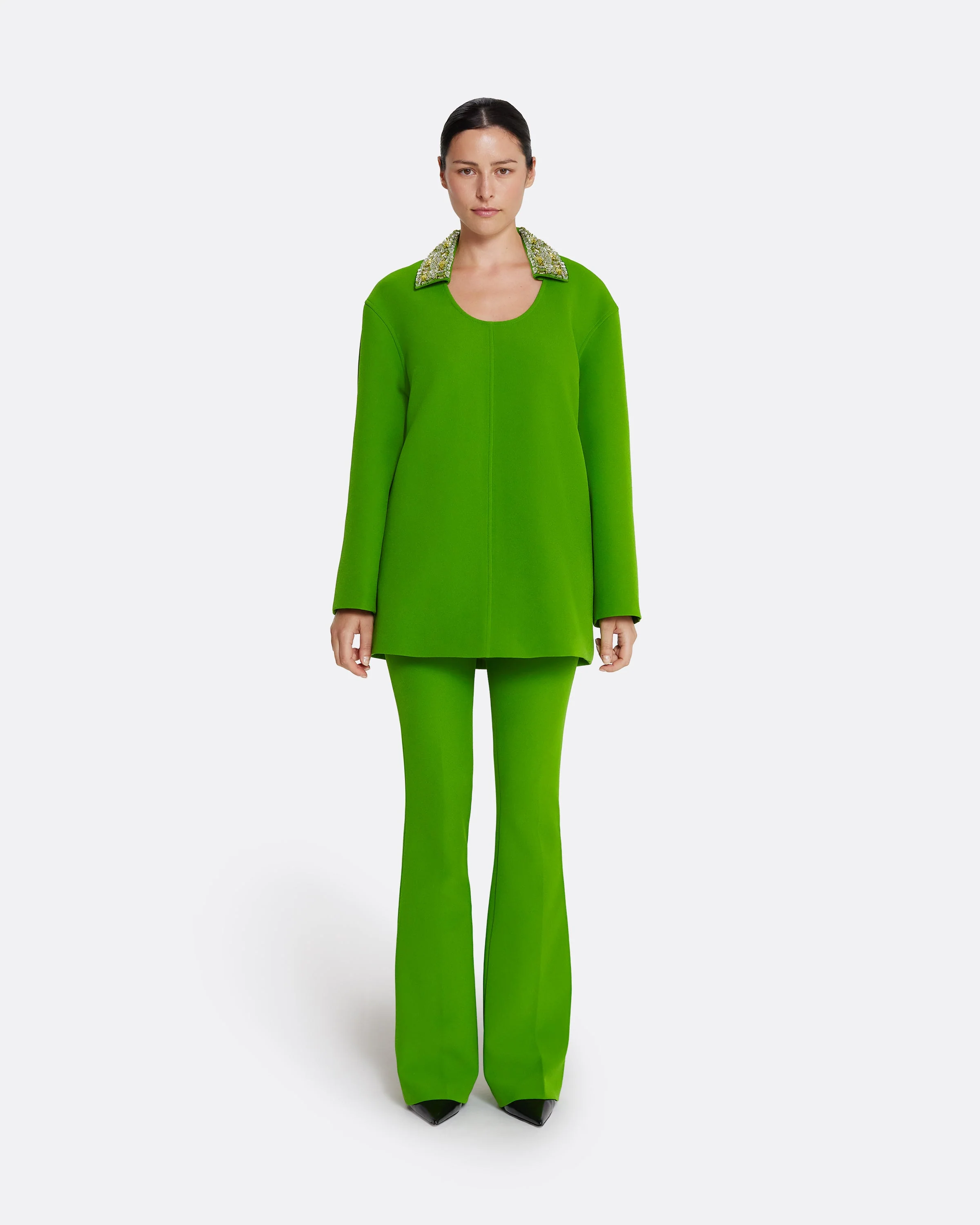 Giovanna Top in Verdant Green with Multi-greens - Image 7