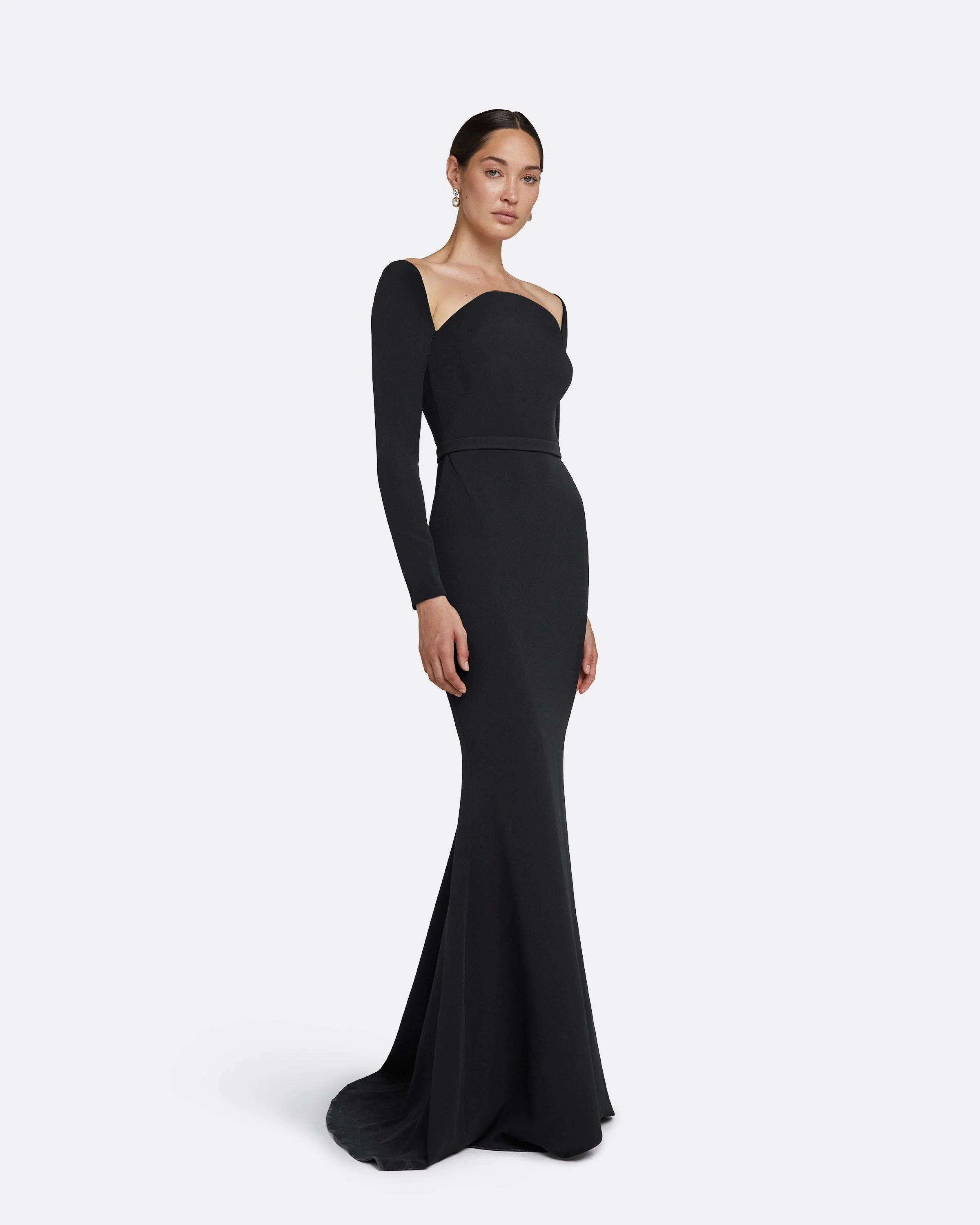 Heidi Black Long Dress - Image 5