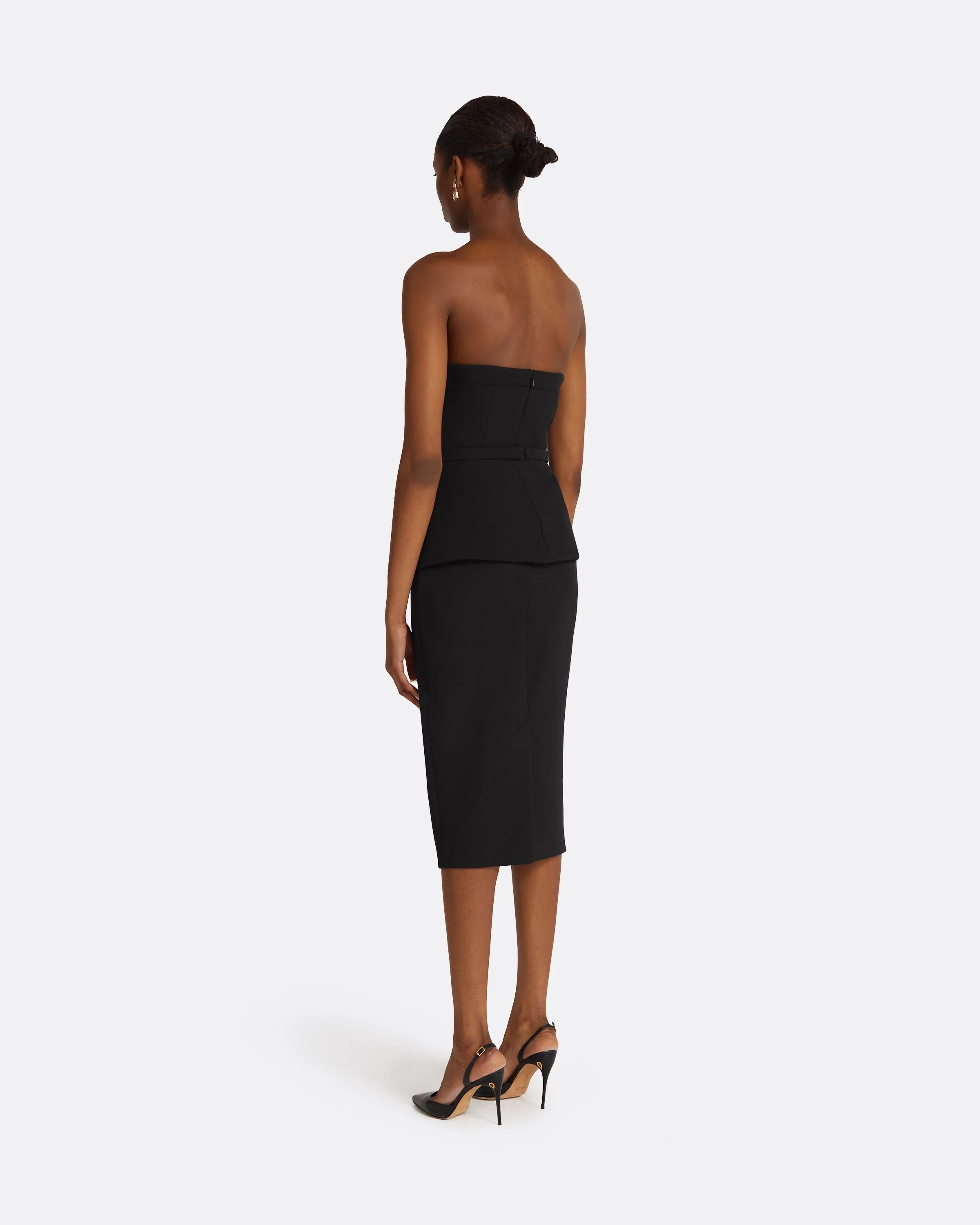 Hokoku Black Pencil Skirt - Image 10