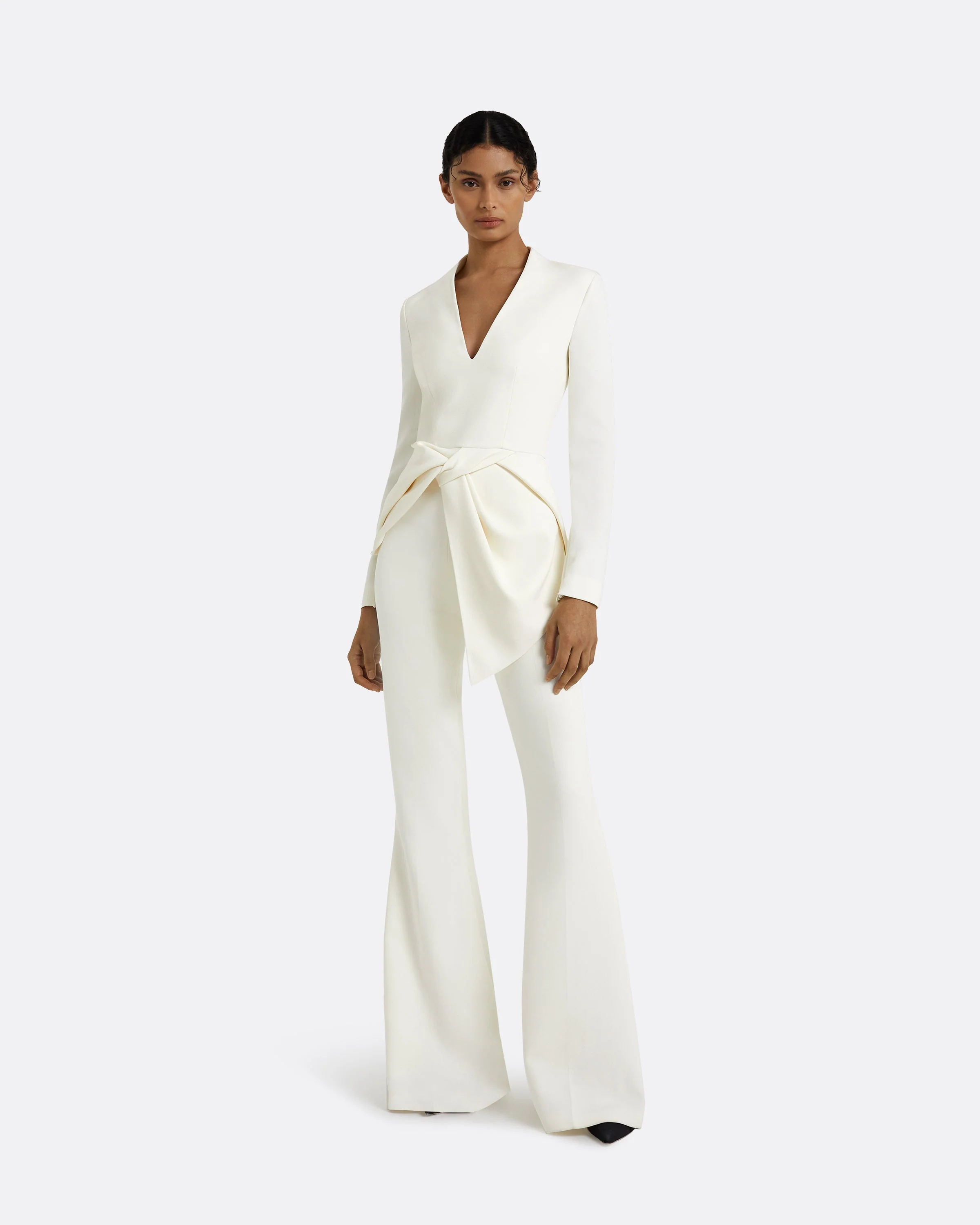 Halluana Ivory Trousers - Image 5