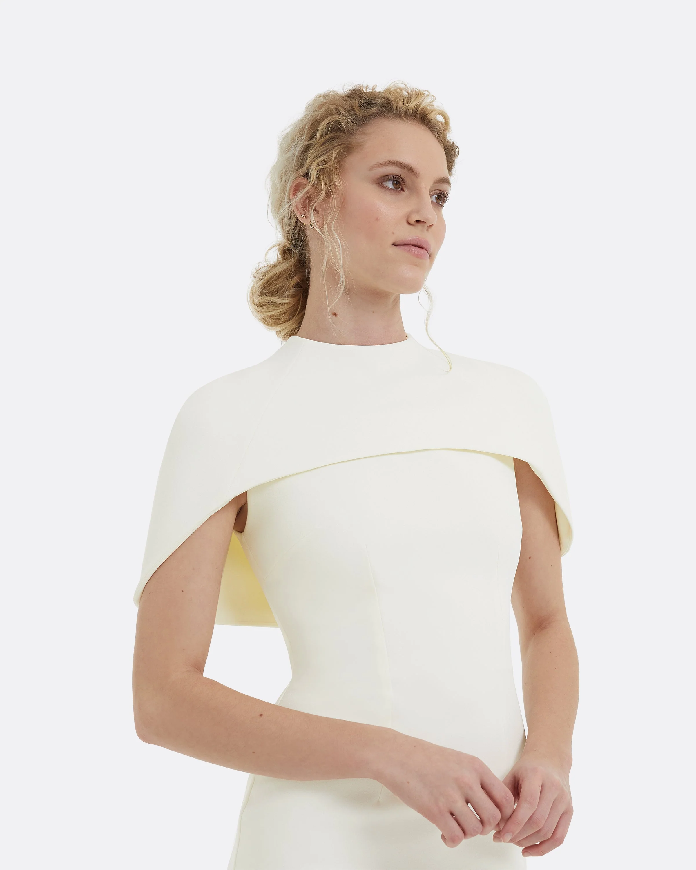 Kalika Ivory Long Dress - Image 3