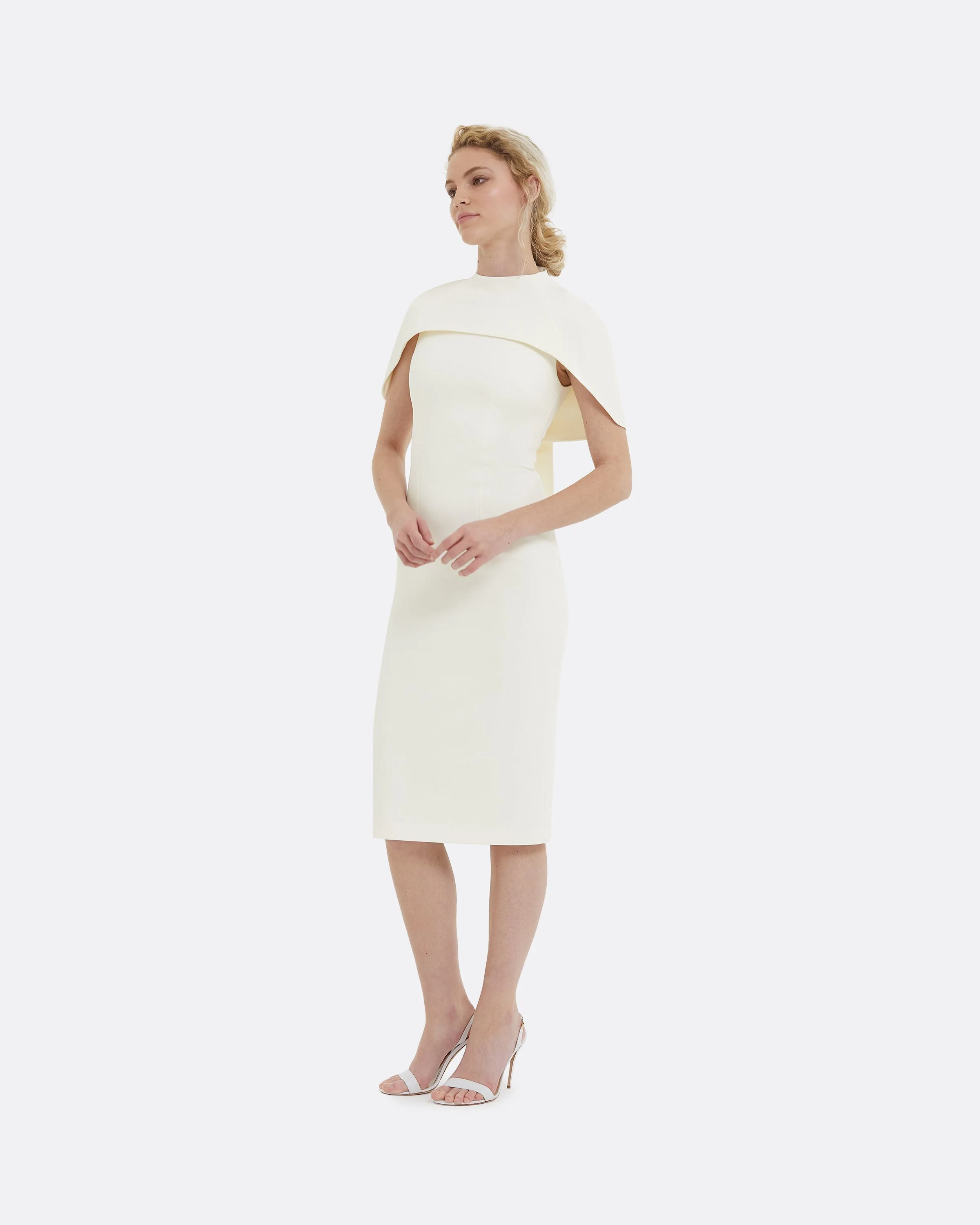 Kalika Ivory Midi Dress - Image 6