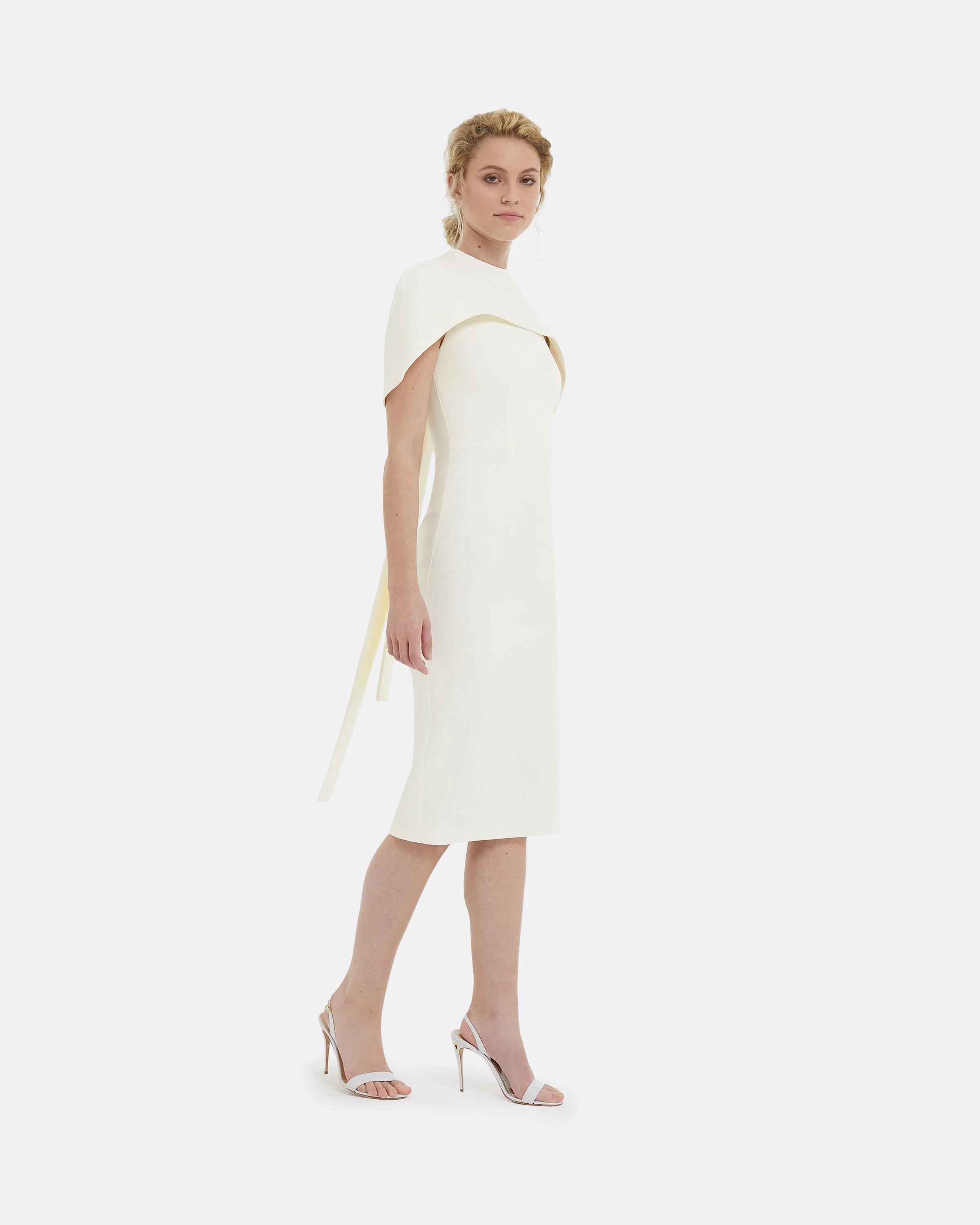 Kalika Ivory Midi Dress - Image 9
