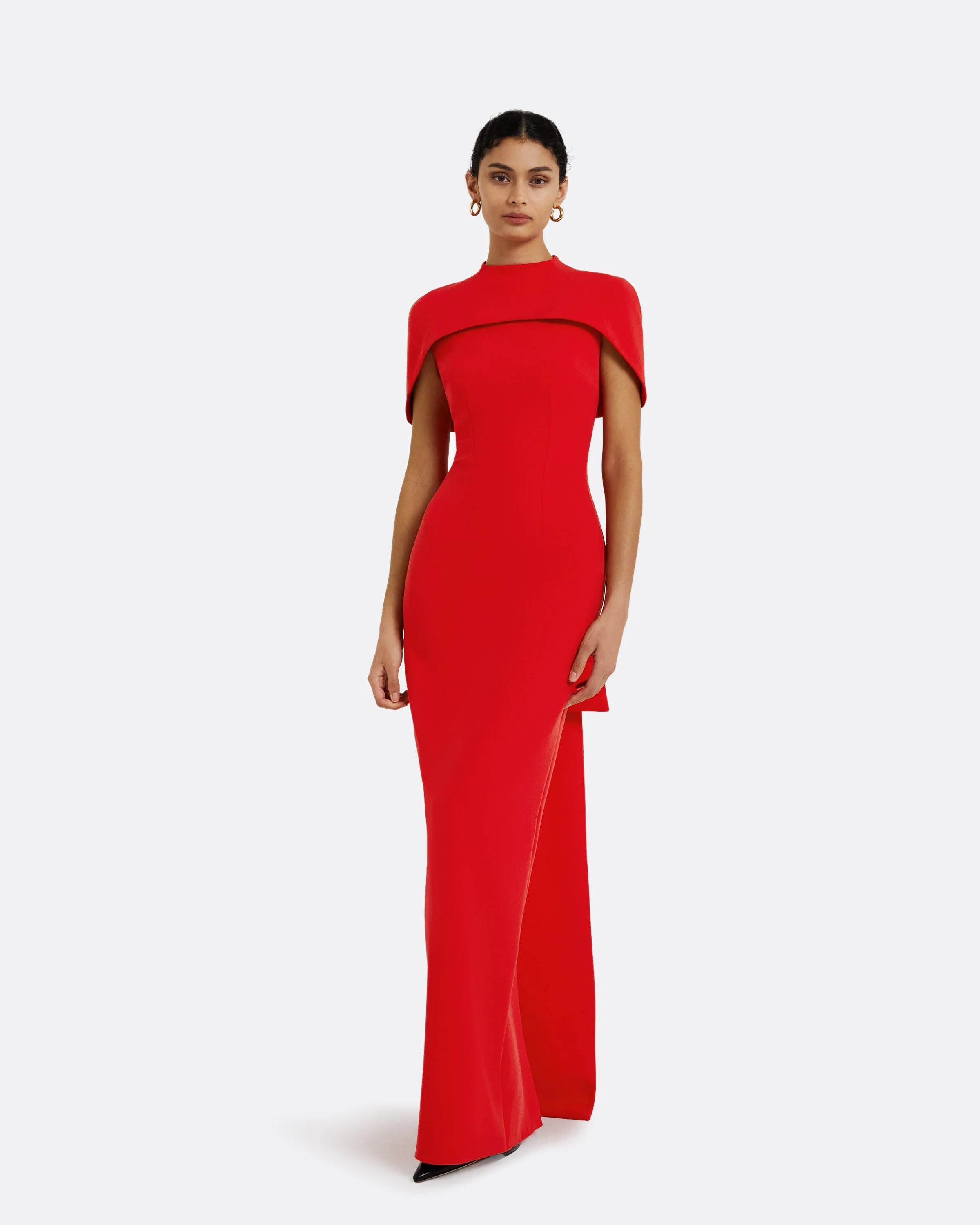 Kalika Scarlet Red Long Dress - Image 6