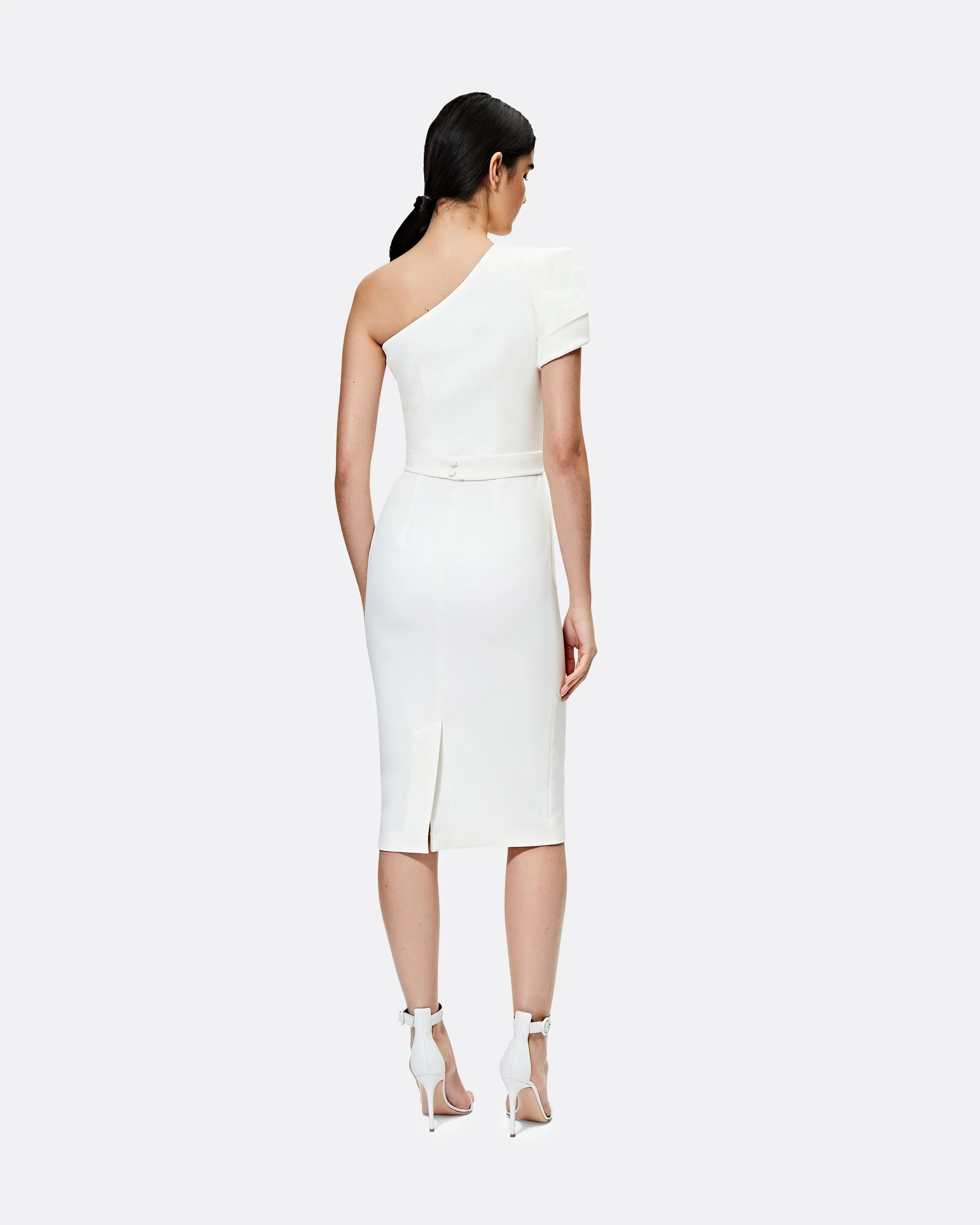Kora Ivory Midi Dress - Image 12