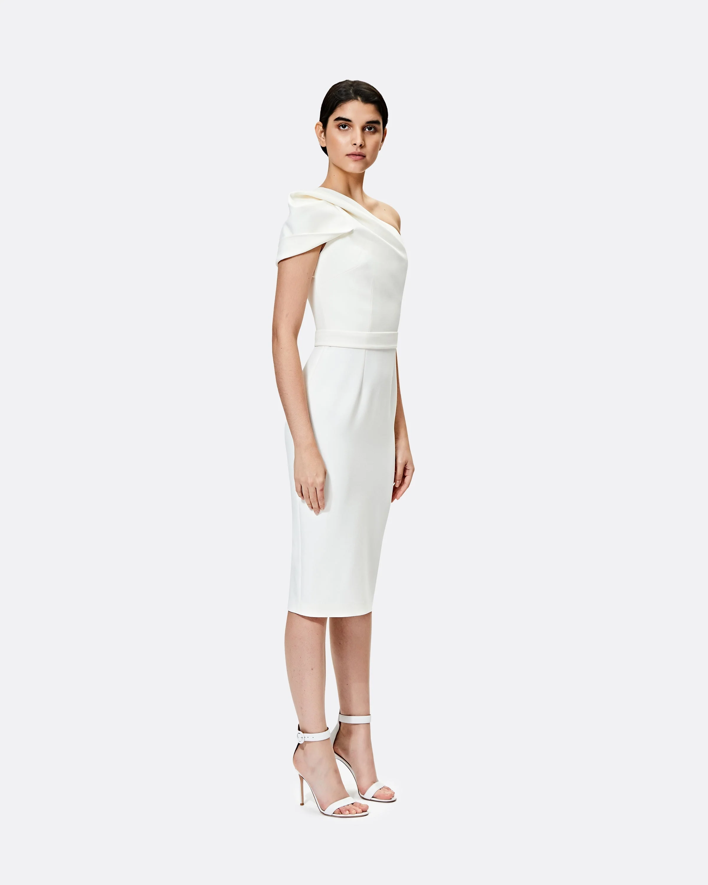 Kora Ivory Midi Dress - Image 8