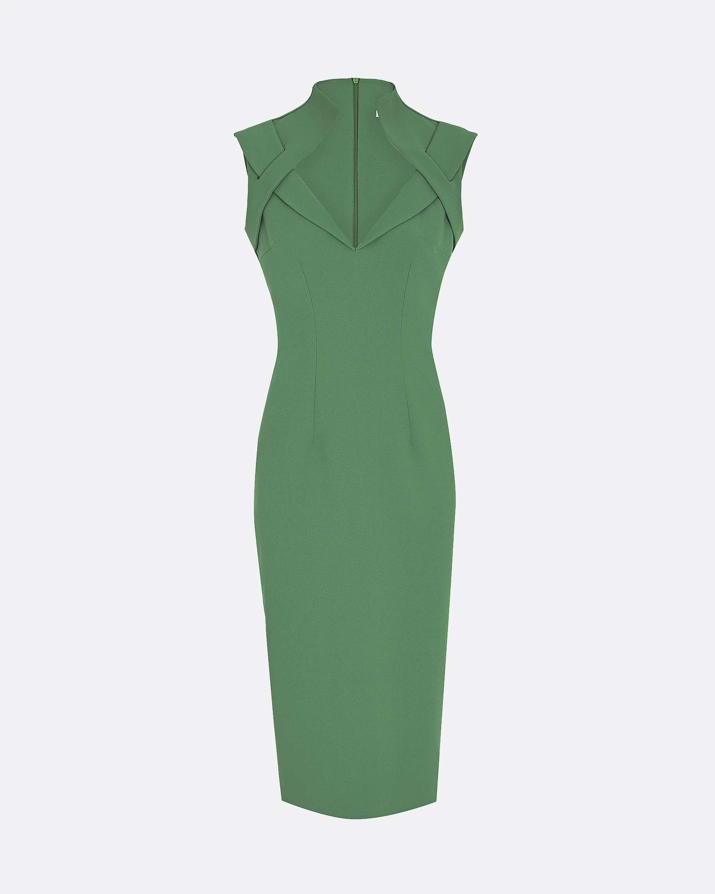 Loide Fern Green Midi Dress - Image 10