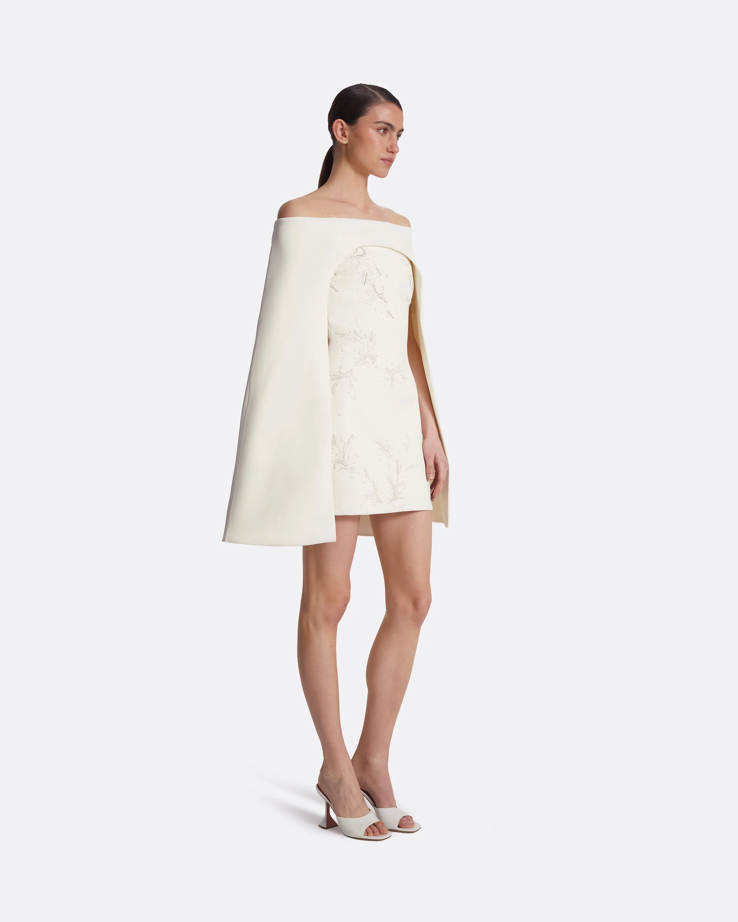 Manorel Ivory Harness & Rowan Fern Embroidered Dress - Image 4