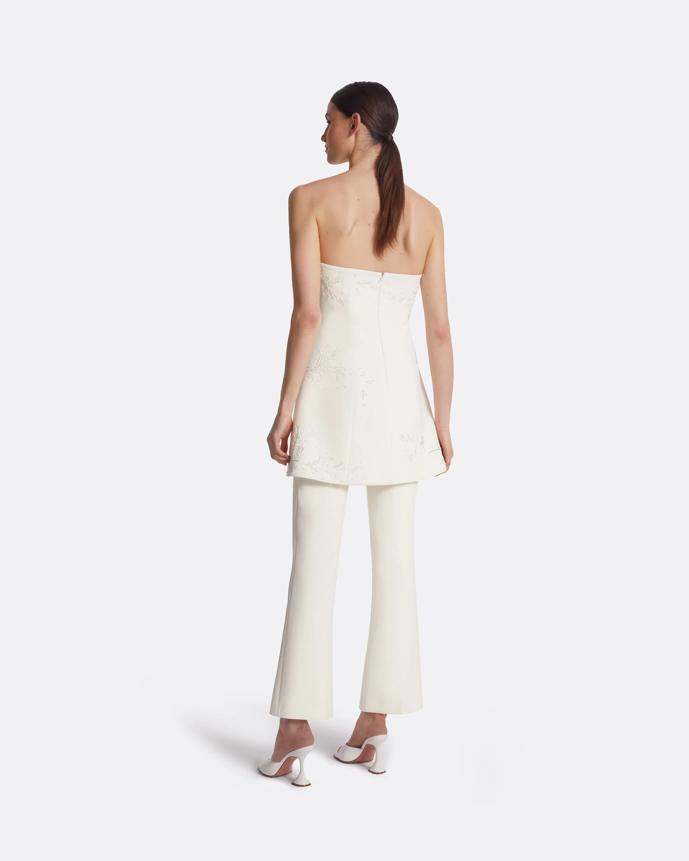 Mari Ivory Trousers - Image 6