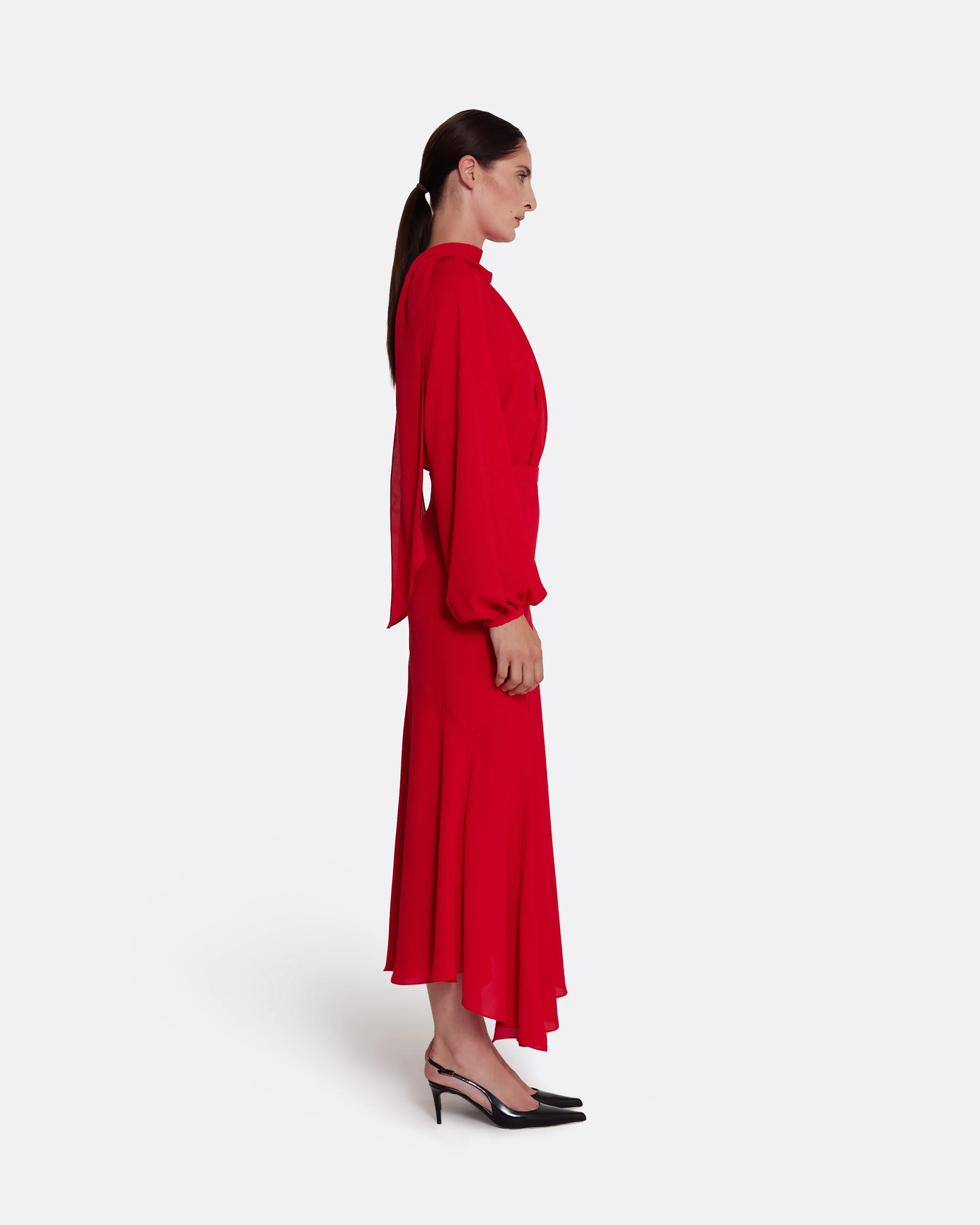 Olimpia Skirt in Azalea Red - Image 11