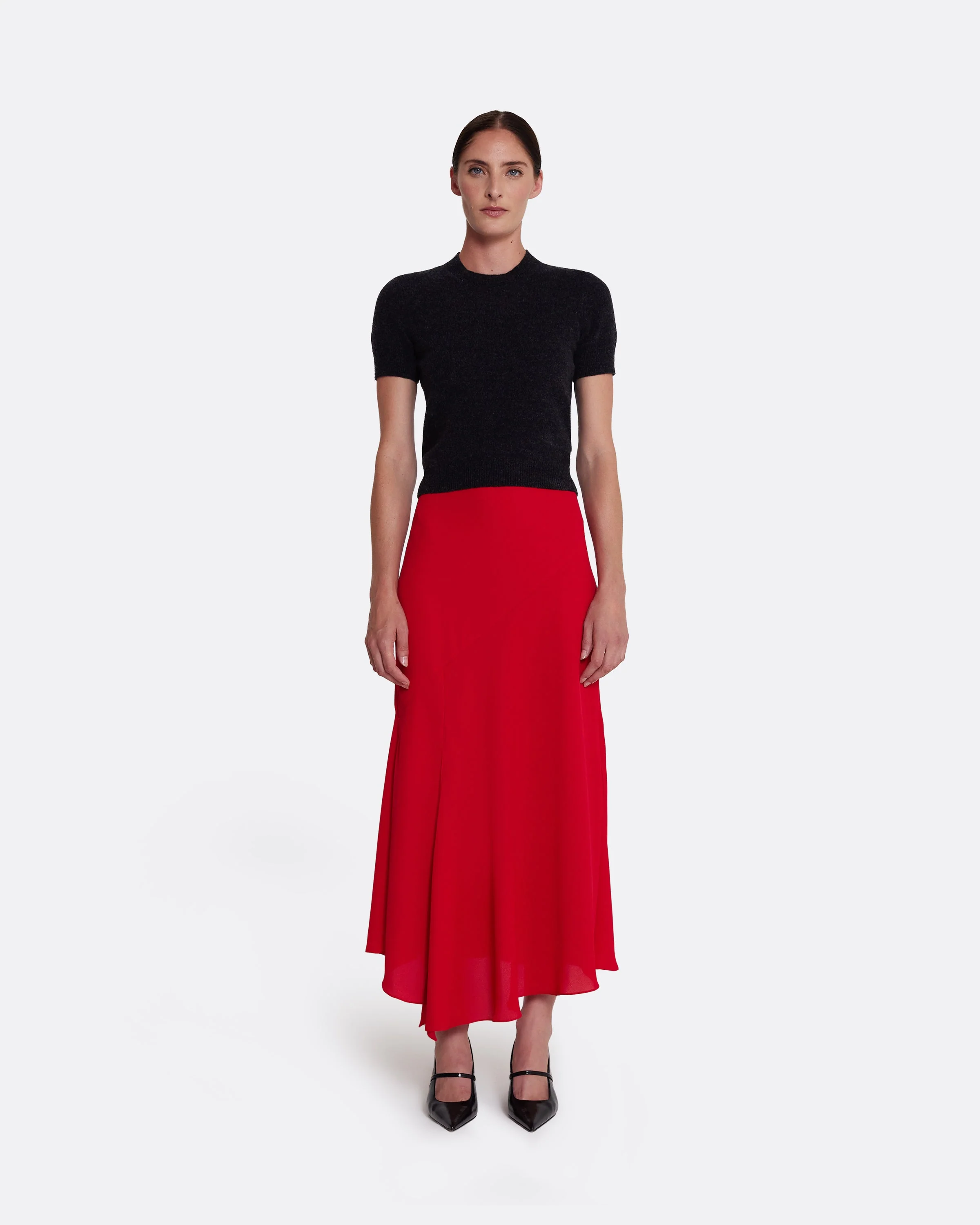 Olimpia Skirt in Azalea Red - Image 5
