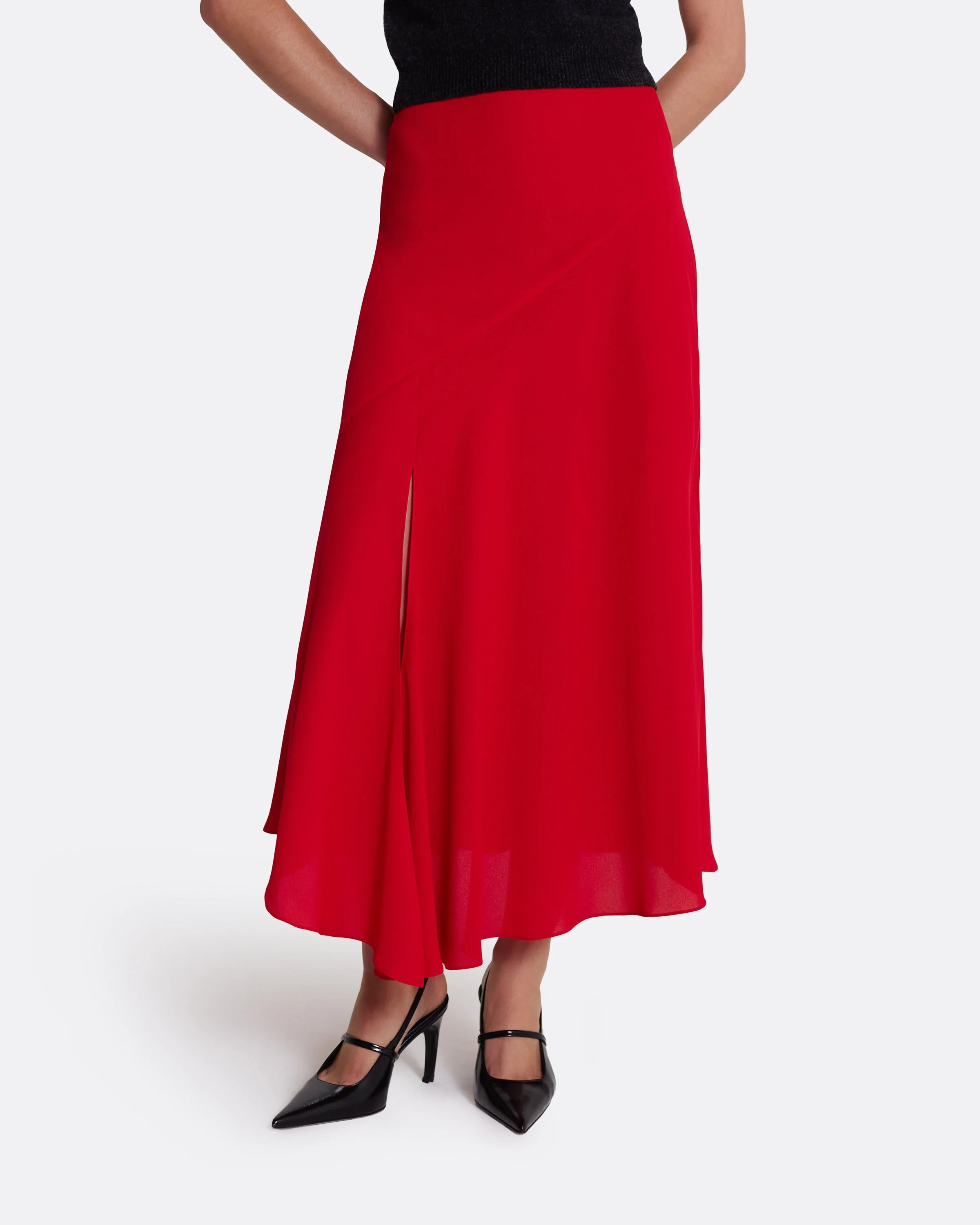Olimpia Skirt in Azalea Red - Image 6