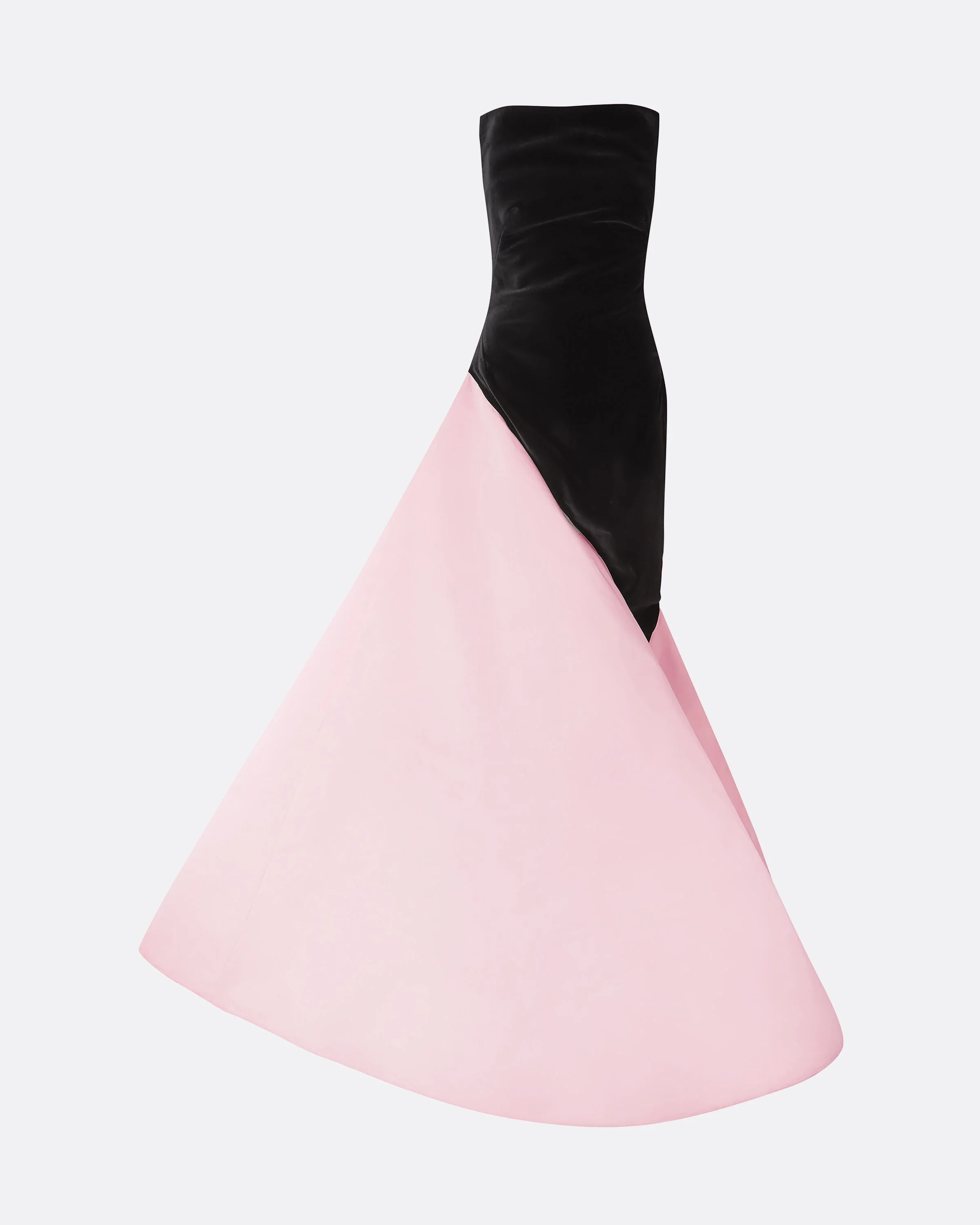 Pia Black & Peony Blush Long Dress - Image 5