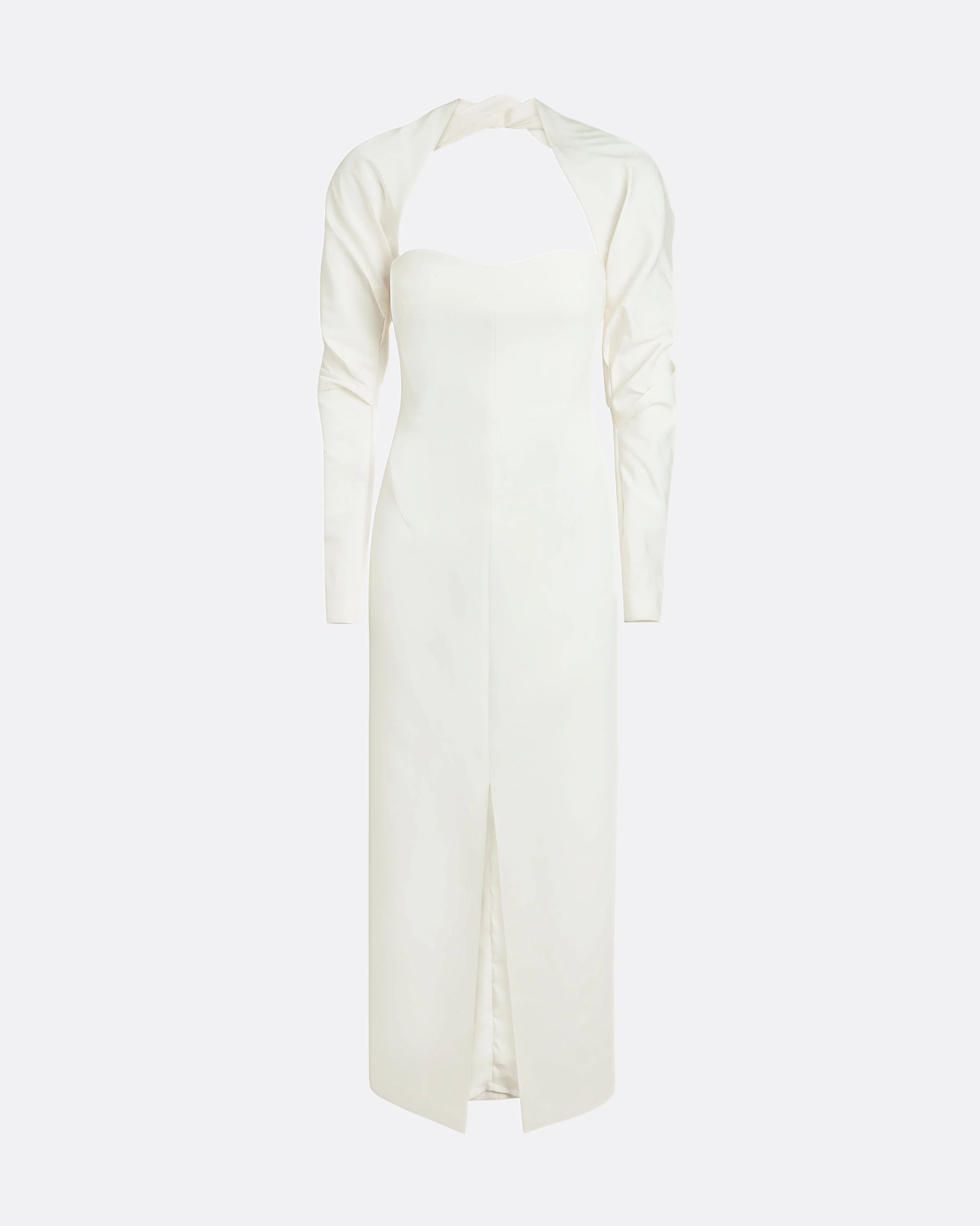 Romane Ivory Midi Dress - Image 5