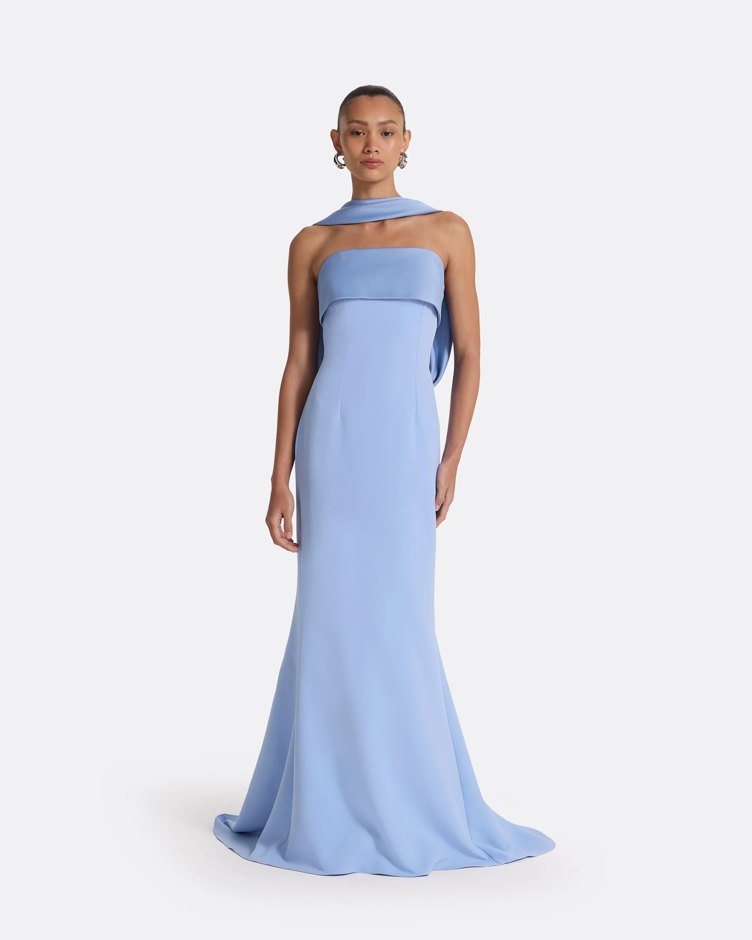 Roshana Carolina Blue Long Dress - Image 19