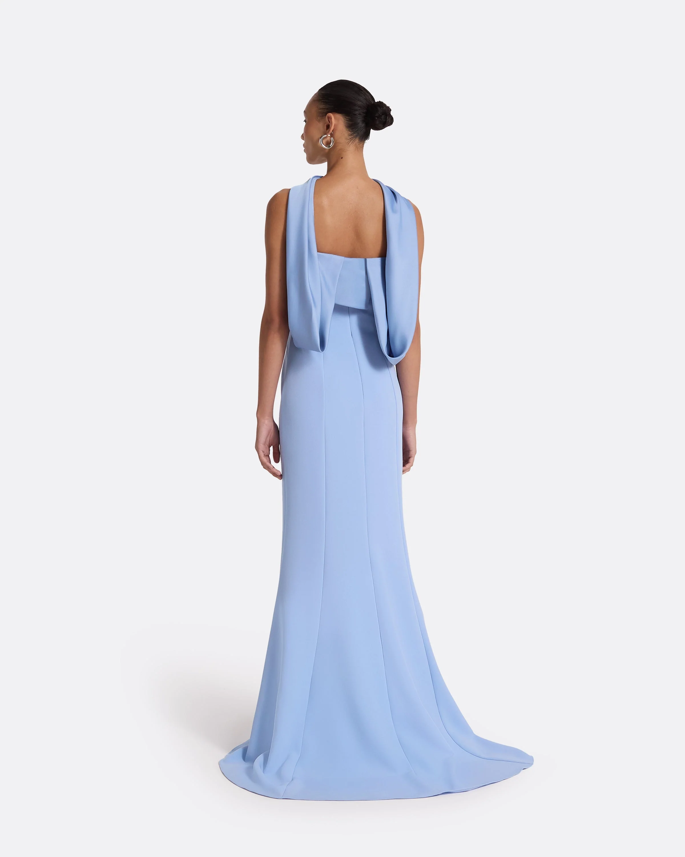 Roshana Carolina Blue Long Dress - Image 20