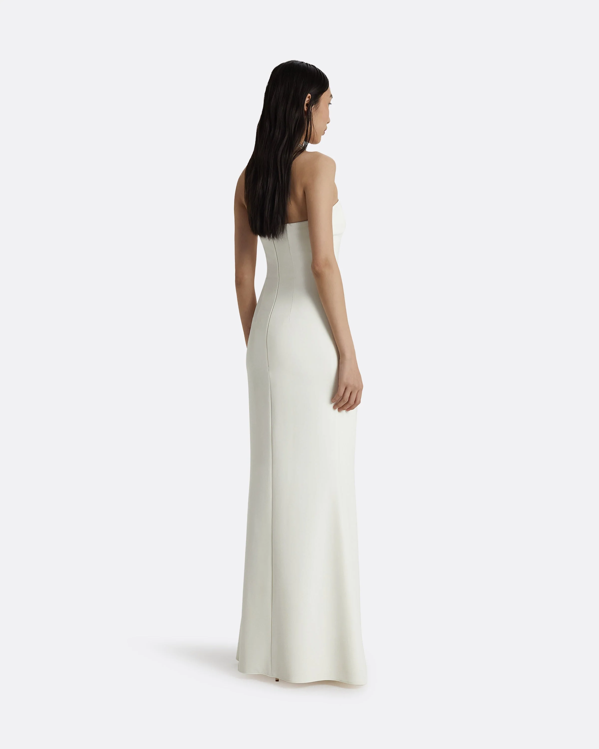 Soshin Ivory Strapless Dress - Image 7
