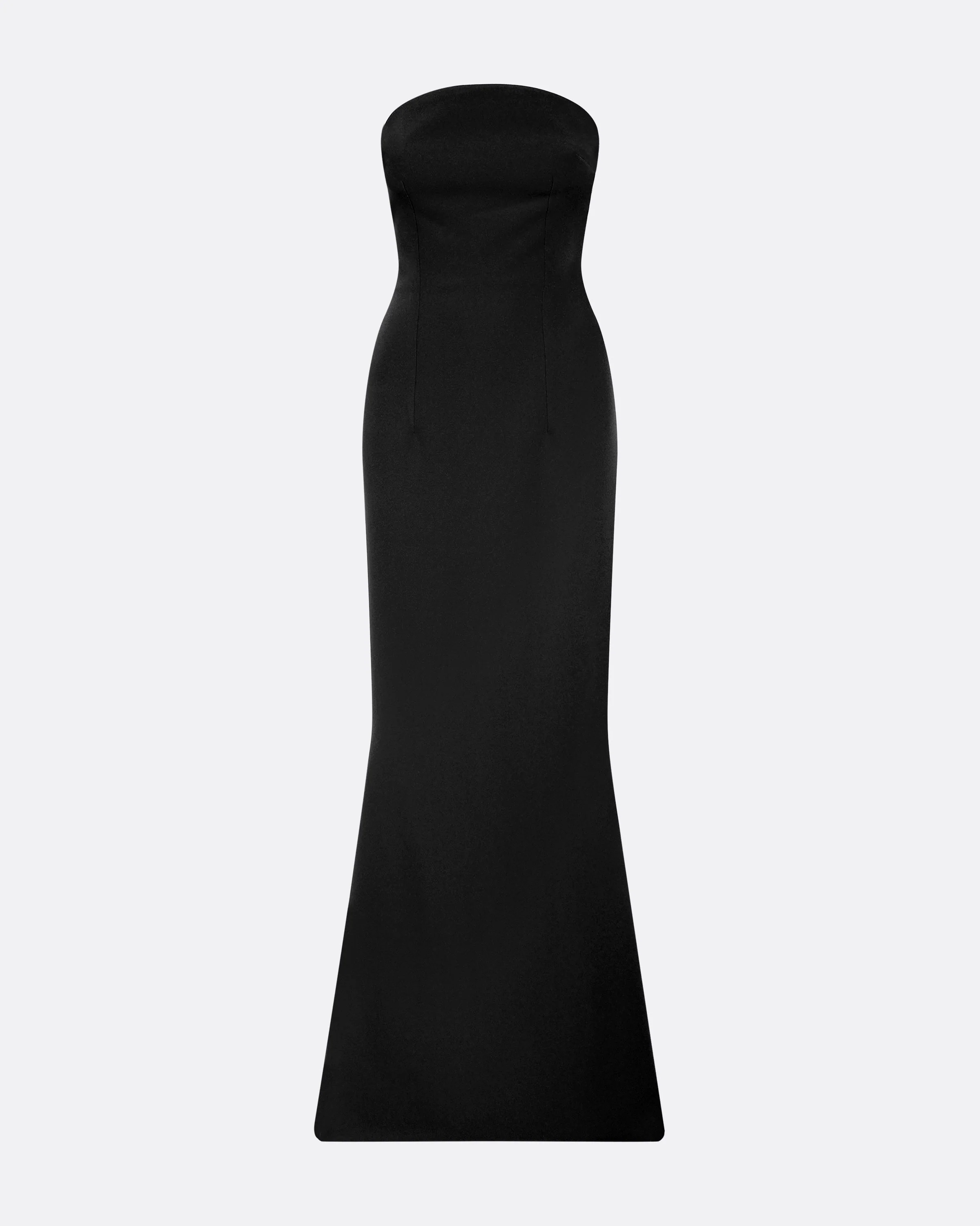 Soshin Black Long Dress - Image 5