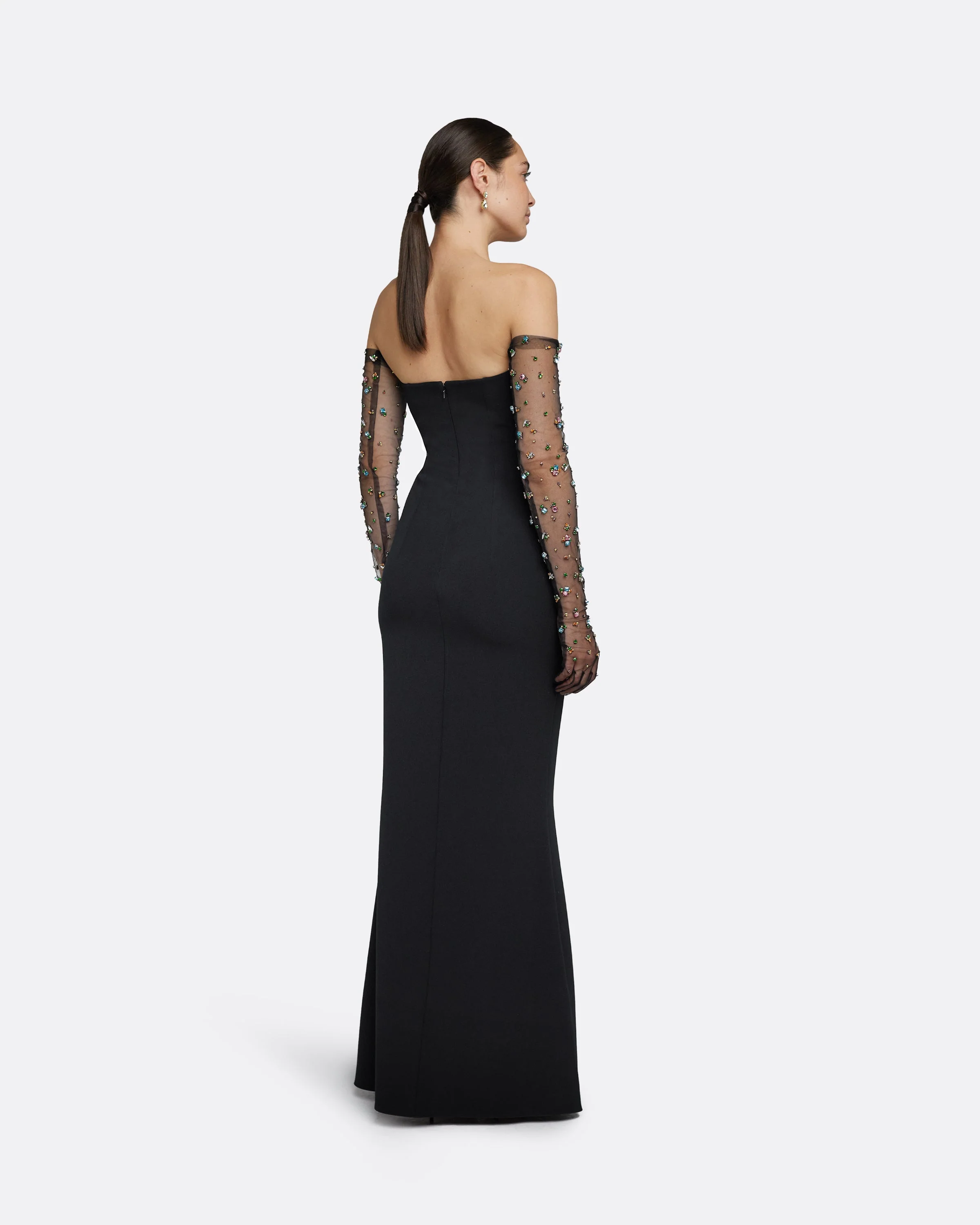 Soshin Black Long Dress - Image 7