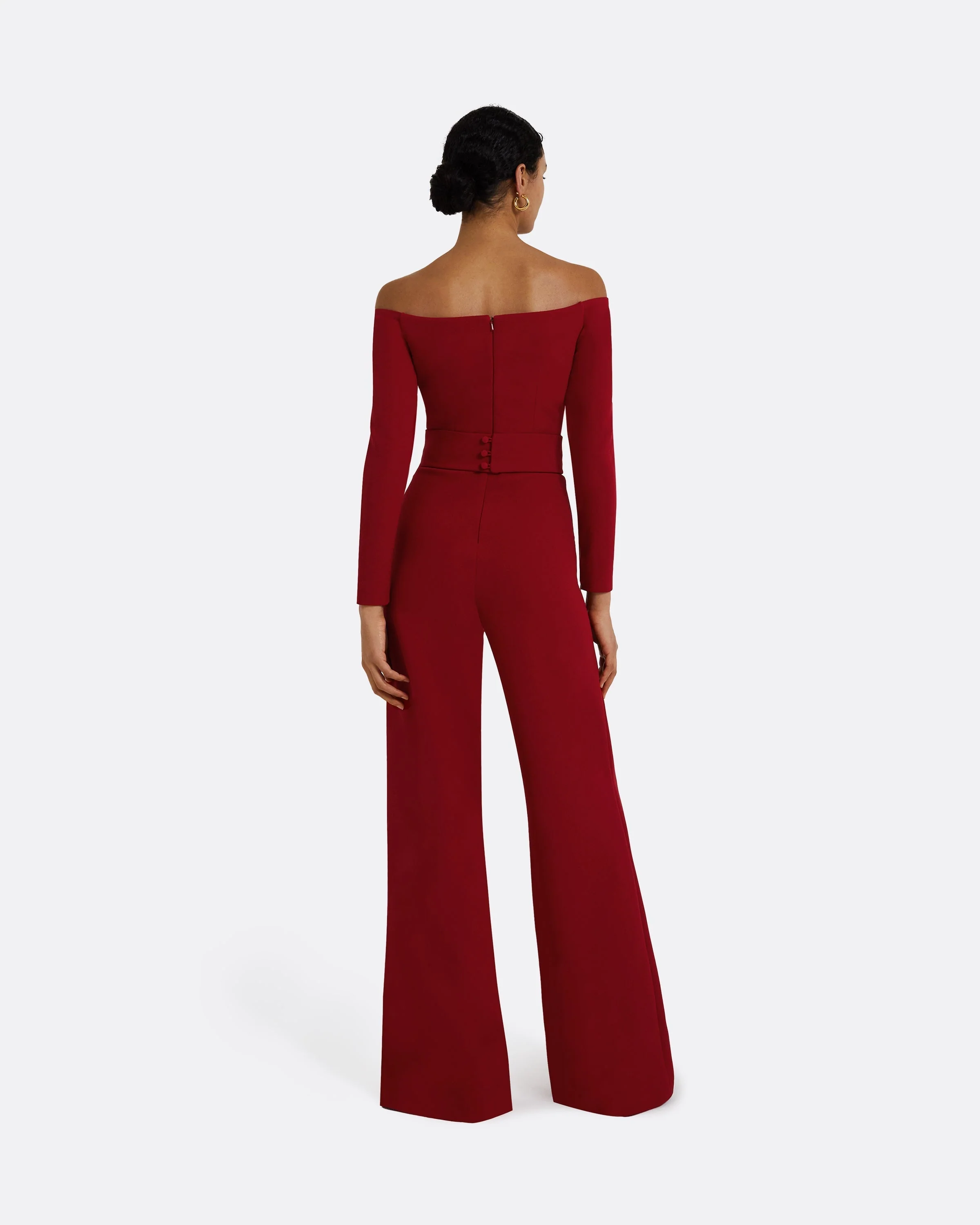 Veasna Azalea Red Jumpsuit - Image 11