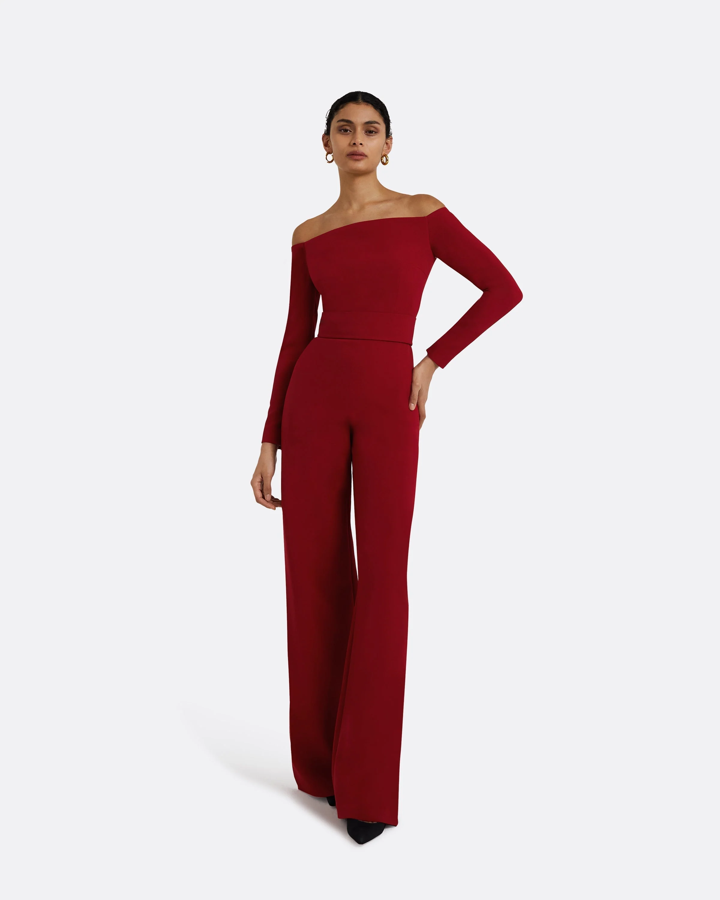 Veasna Azalea Red Jumpsuit - Image 6