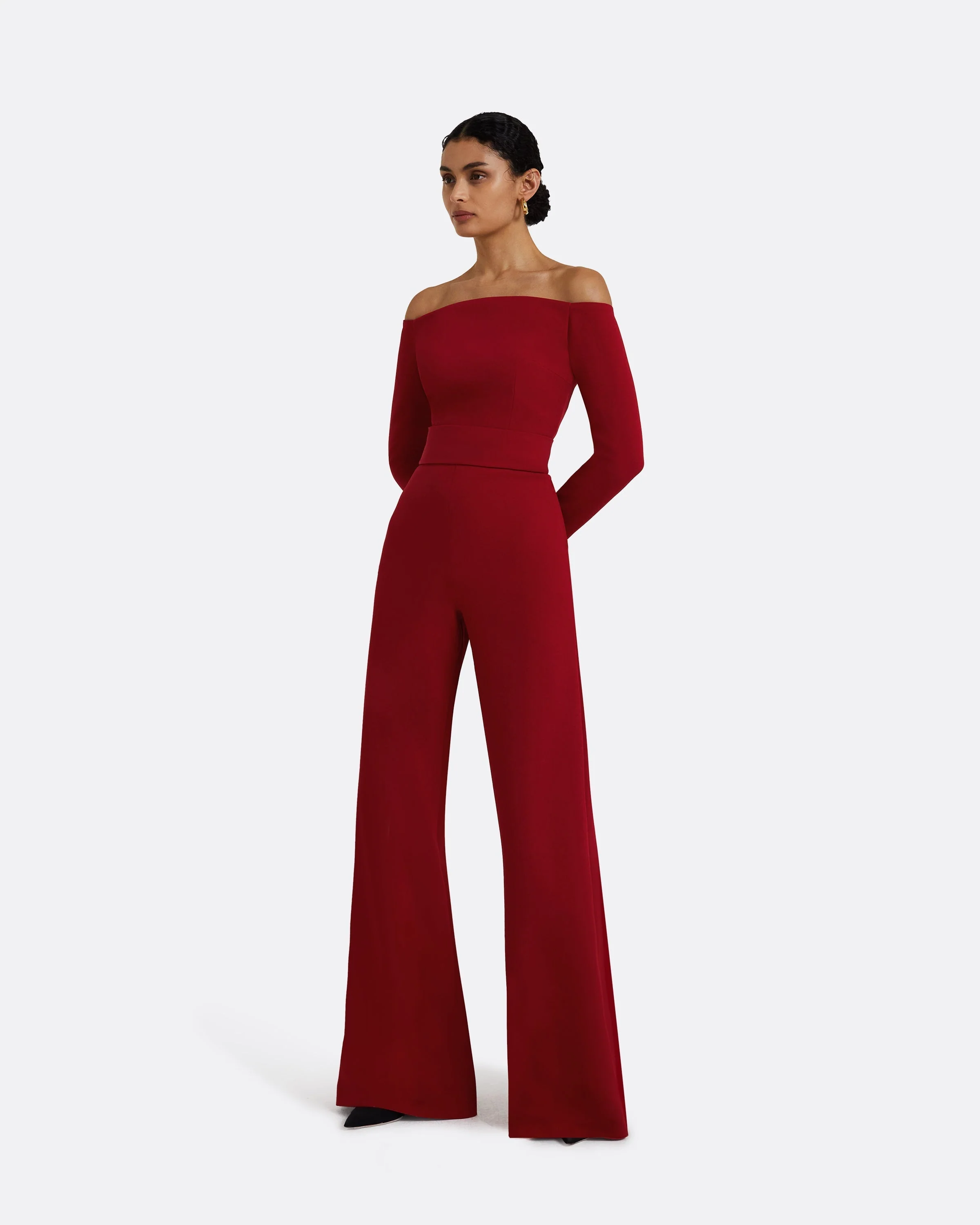 Veasna Azalea Red Jumpsuit - Image 9