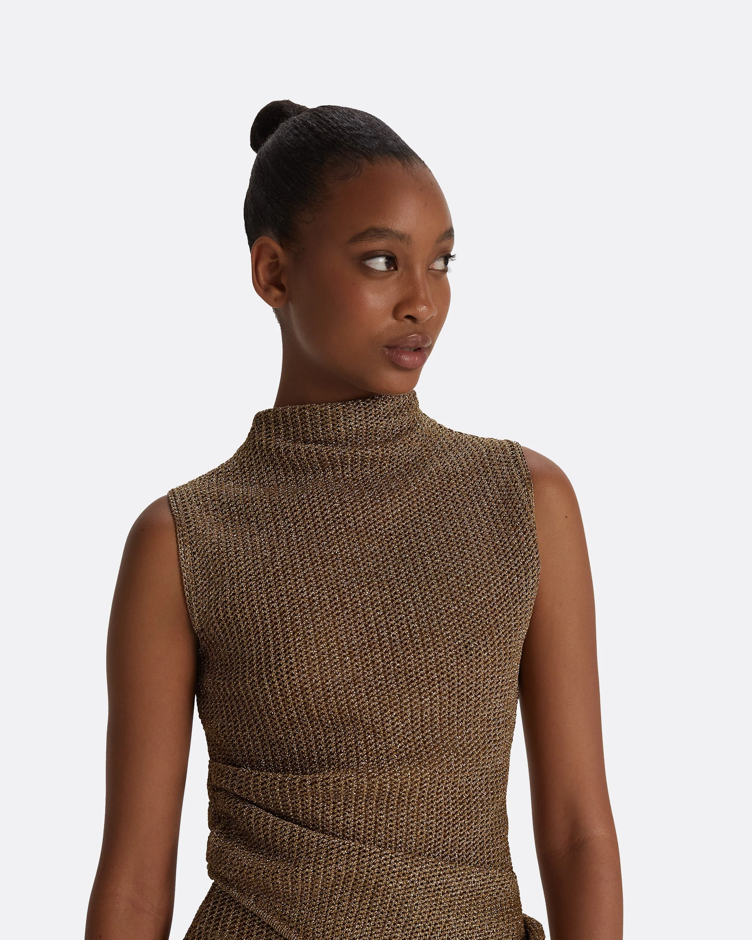 Veranna Gold Knit Top - Image 3
