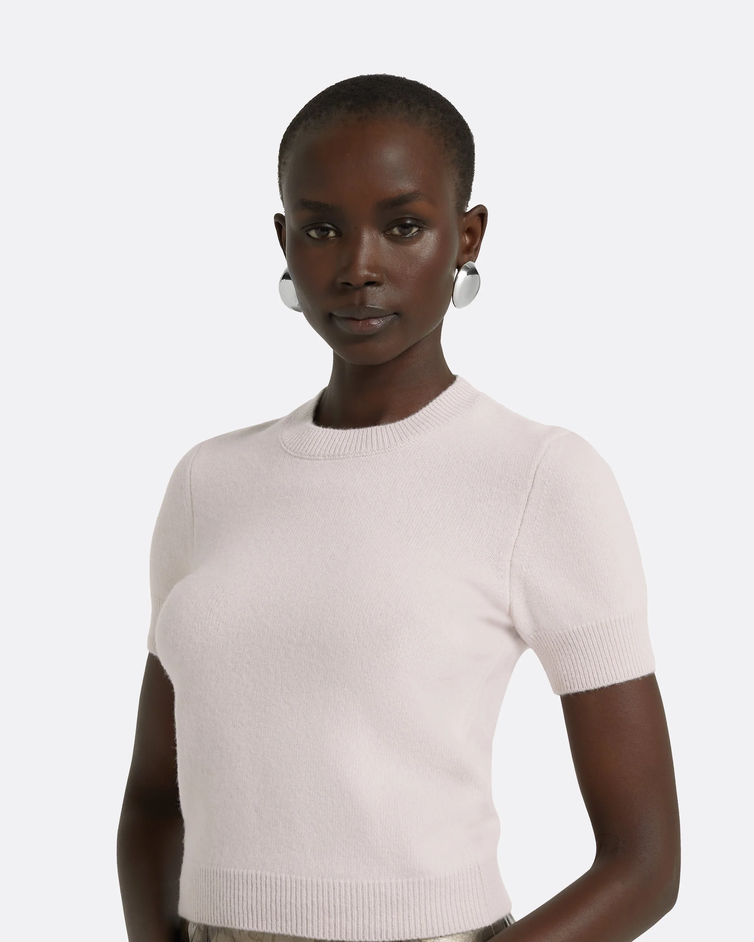 Zade Barely Pink Knit Top - Image 3